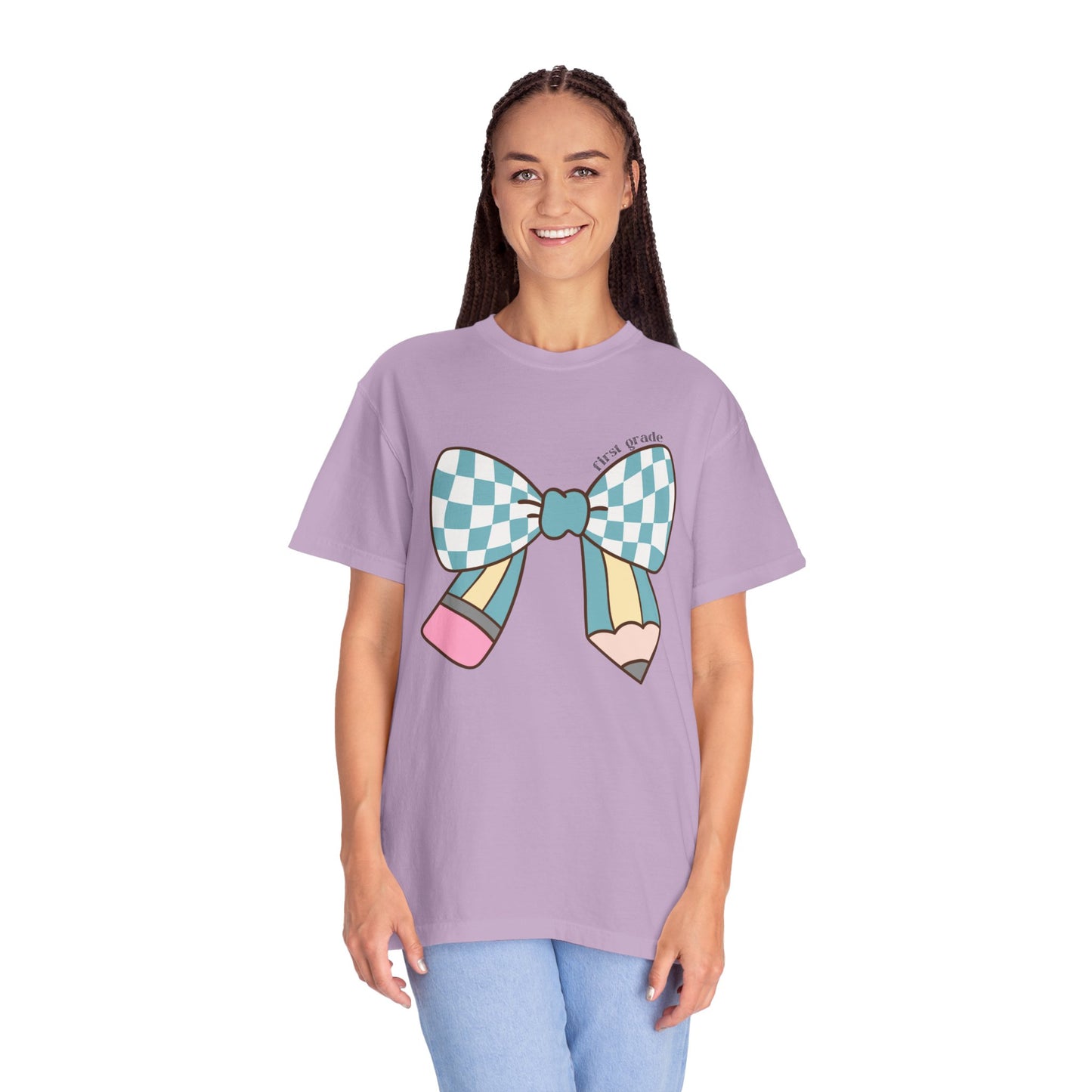 Teacher Graphic T-Shirt - 1st Grade Theme