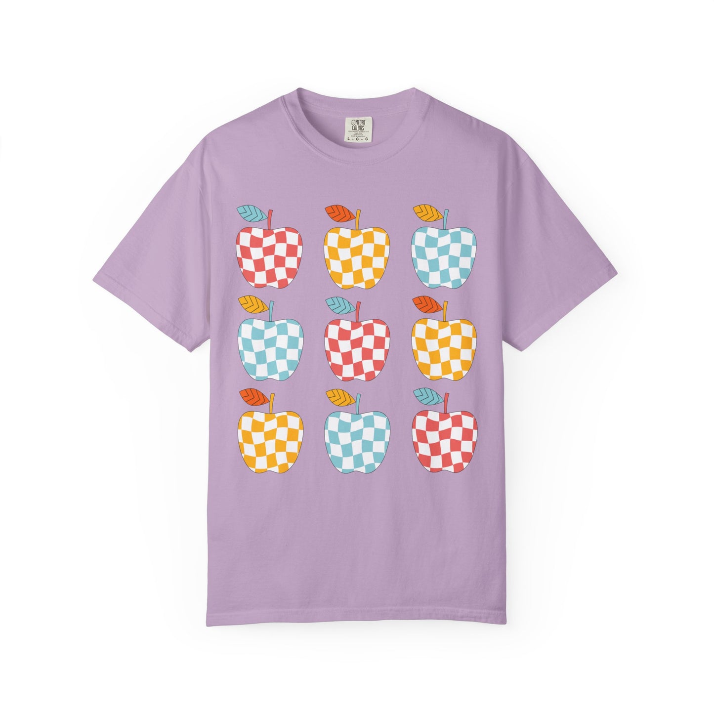 Teacher Funky Colorful Apples T-Shirt