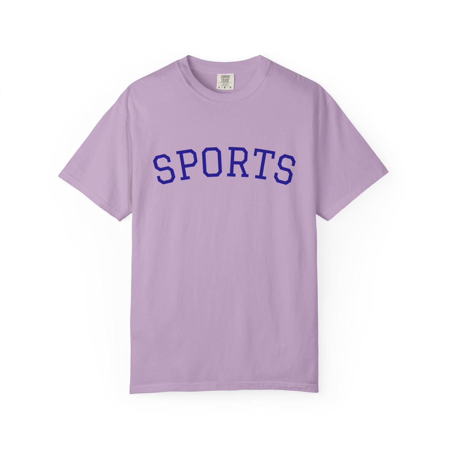 Sports Unisex Garment-Dyed T-shirt, Casual Wear, Workout Top, Gift for Sports Lovers, Athletic Apparel, Summer Tee