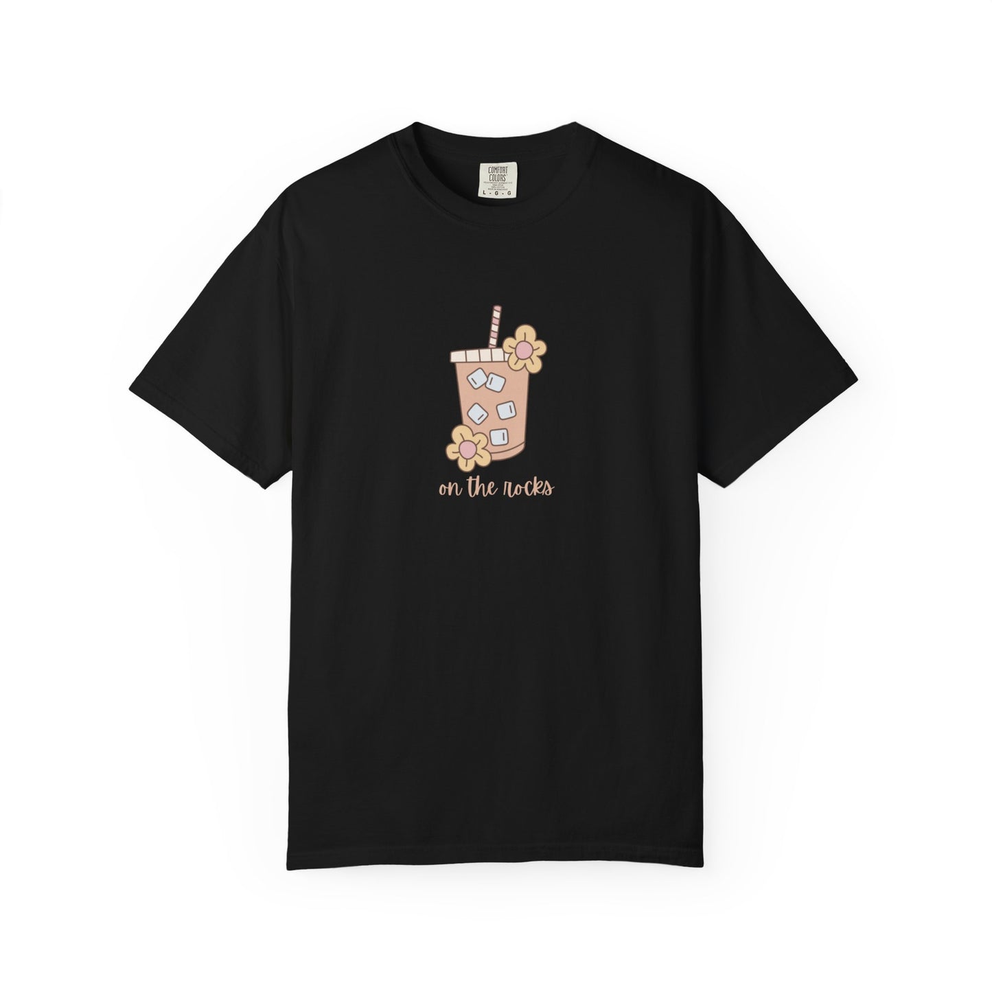 Cute Floral Beverage T-Shirt, Summer Tee, Gift for Friends, Casual Outfit, Beachwear, Unisex Shirt
