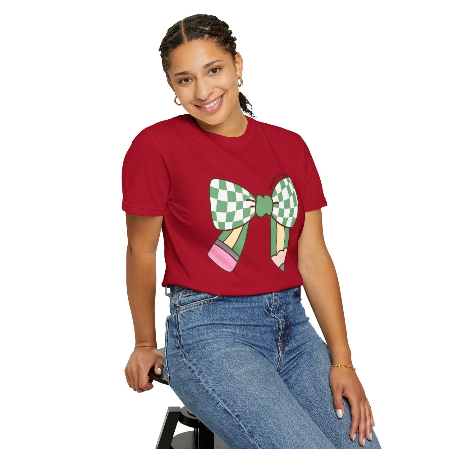 Teacher Graphic T-Shirt - Kindergarten Theme