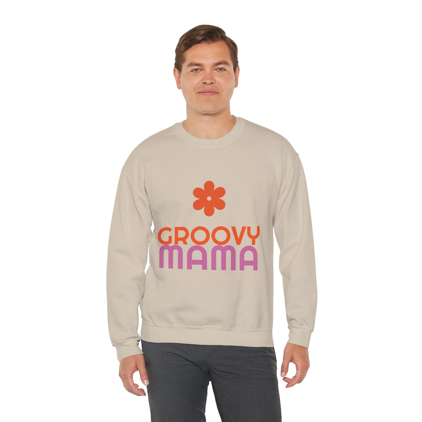 Groovy Mama Crewneck Sweatshirt - Unisex Heavy Blend™
