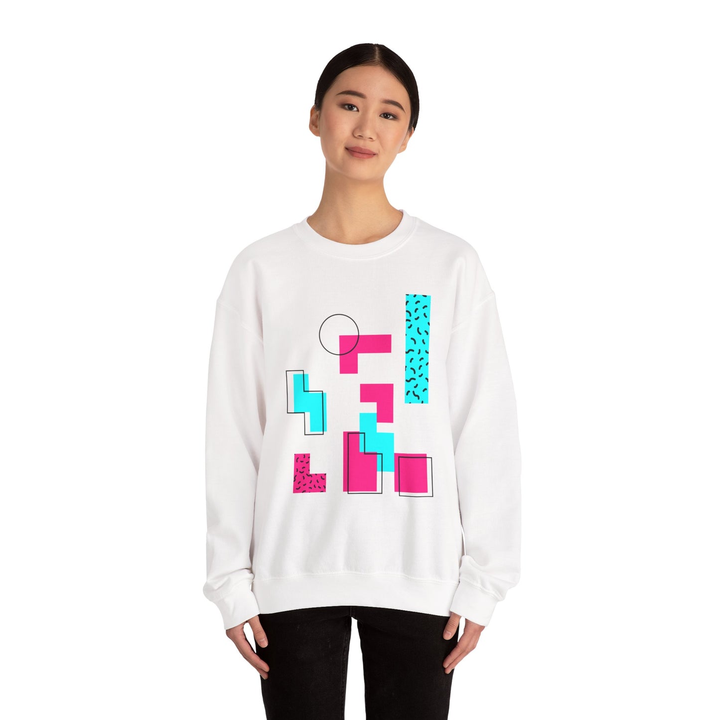 Geometric Pop Art Sweatshirt - Unisex Heavy Blend™
