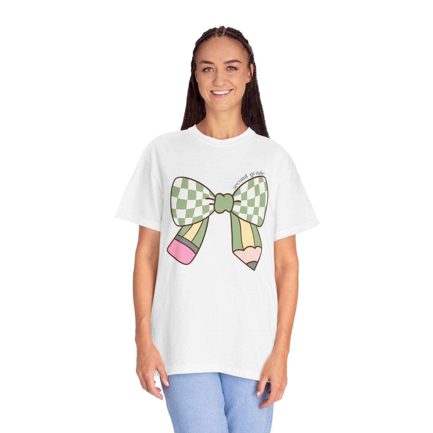 Teacher Graphic T-Shirt - 2nd Grade Theme