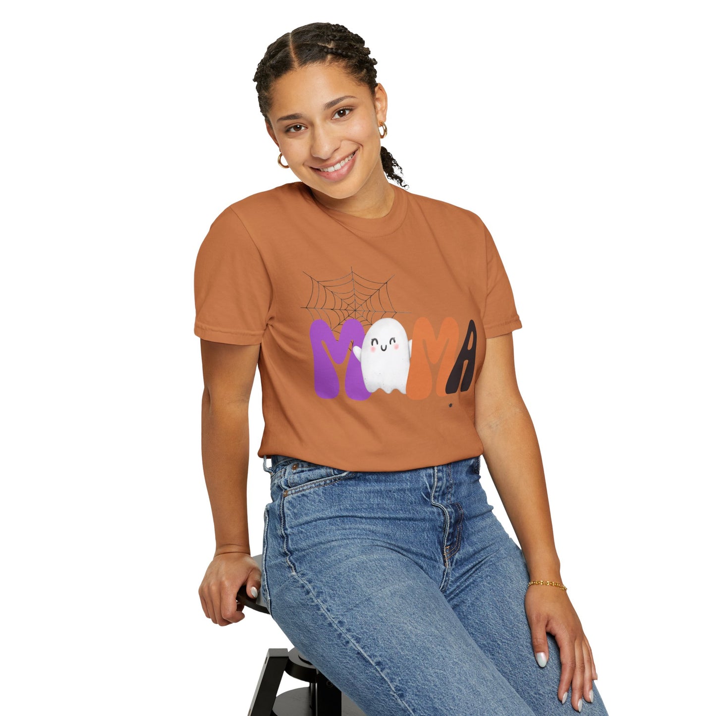 Ghost Mama Tee Spiderweb