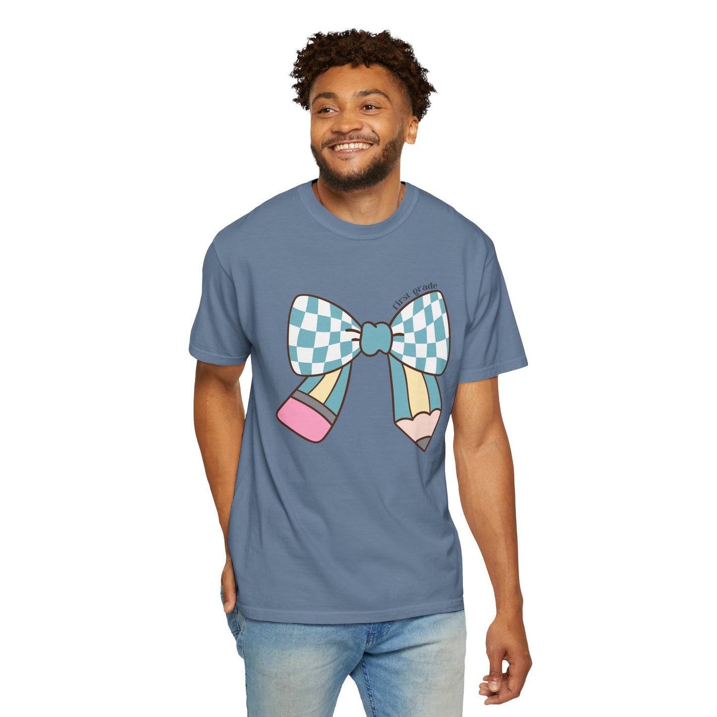 Teacher Graphic T-Shirt - 1st Grade Theme