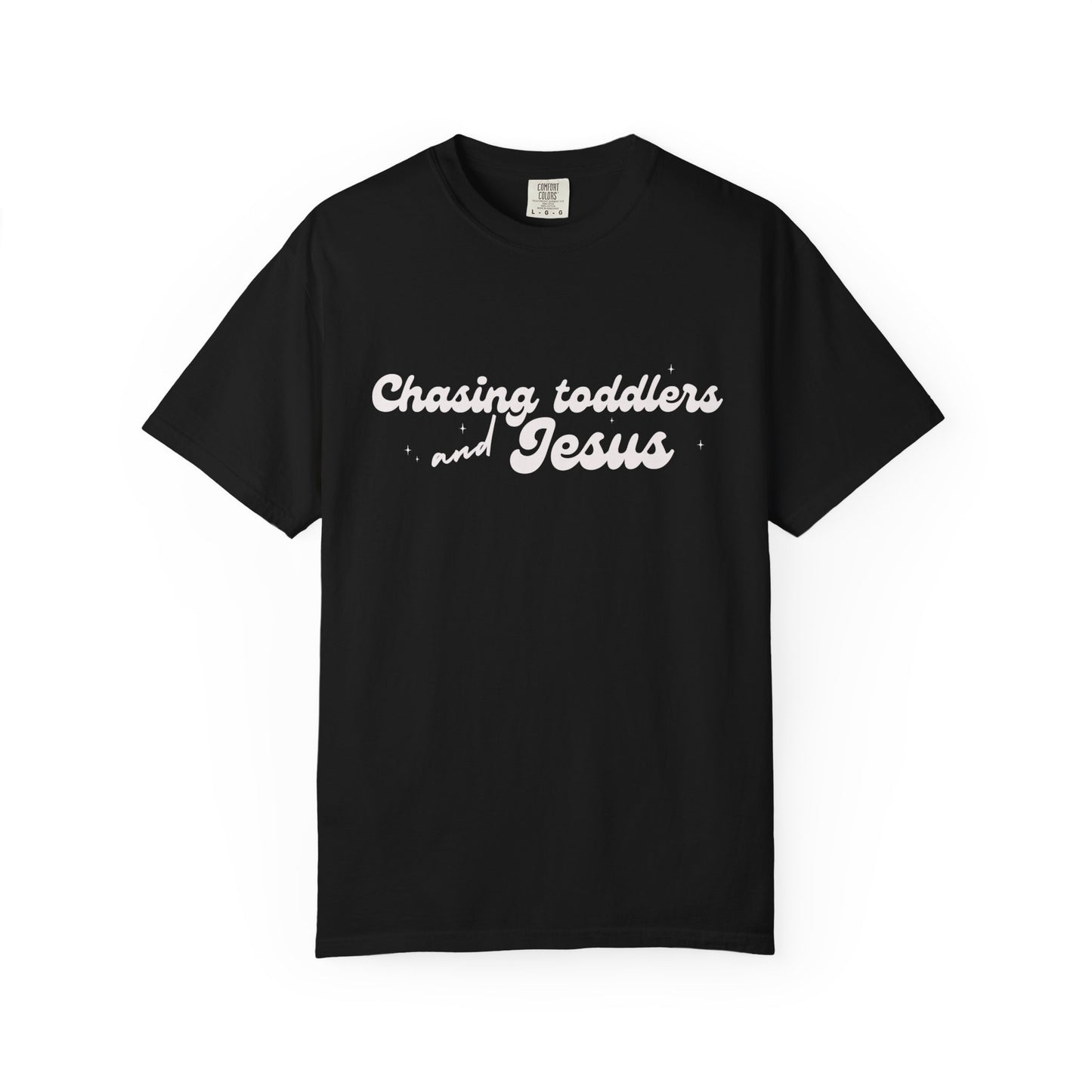 Chasing Toddlers and Jesus T-Shirt, Vintage Mommy Tee, Faith-Based Apparel, Gift for Parents, Church Activities, Casual Wear