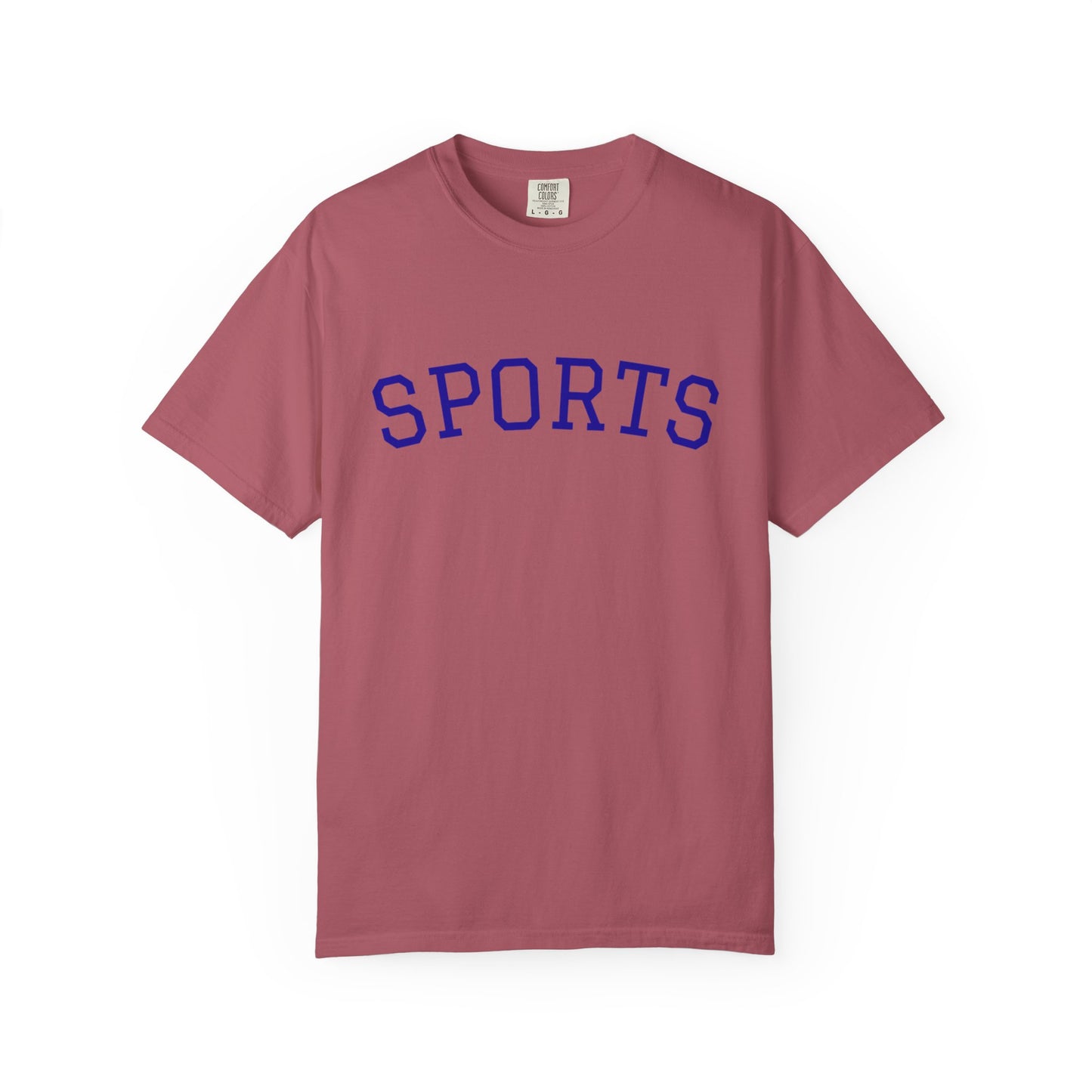 Sports Unisex Garment-Dyed T-shirt, Casual Wear, Workout Top, Gift for Sports Lovers, Athletic Apparel, Summer Tee