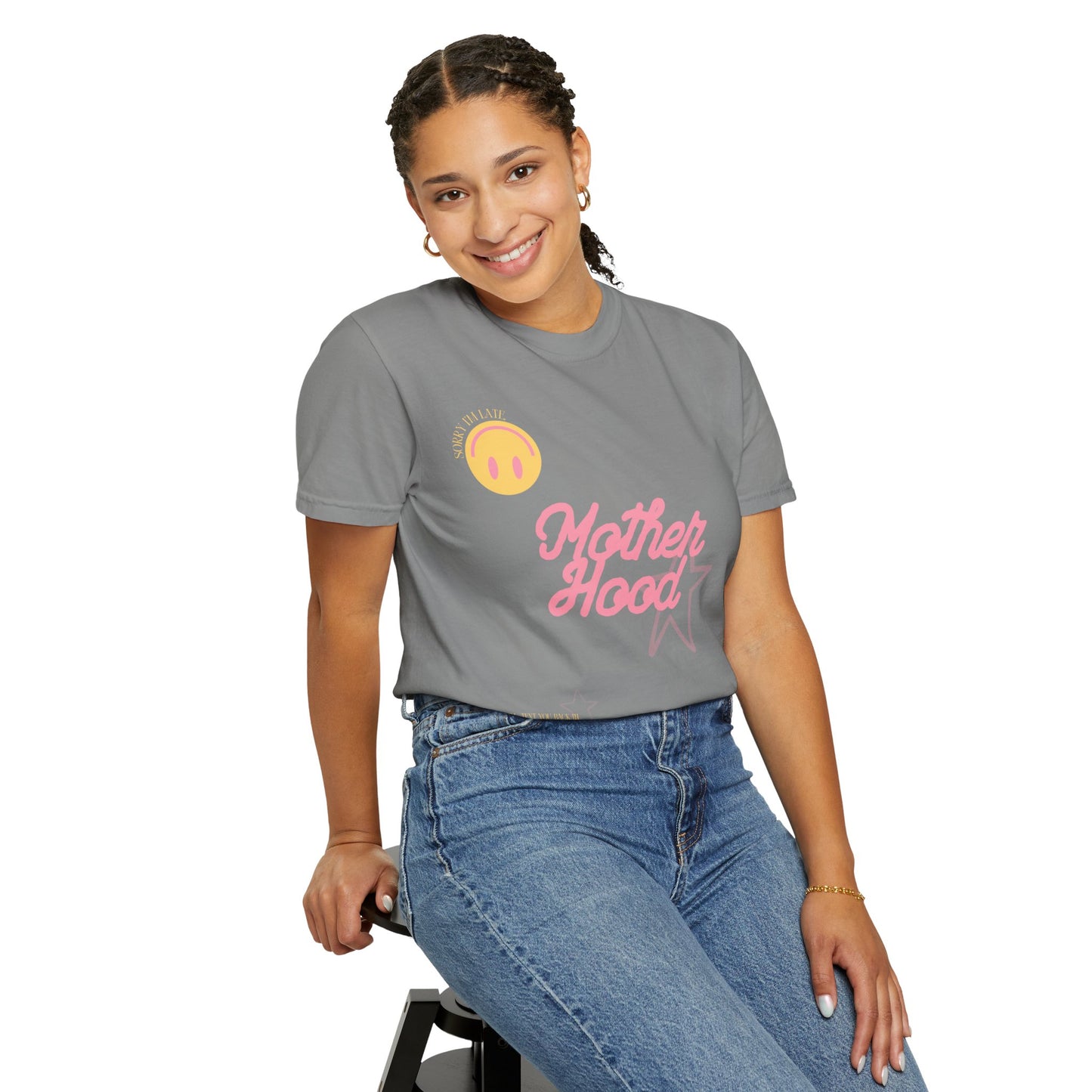 Funny Motherhood Unisex Tee - Sorry I'm Late