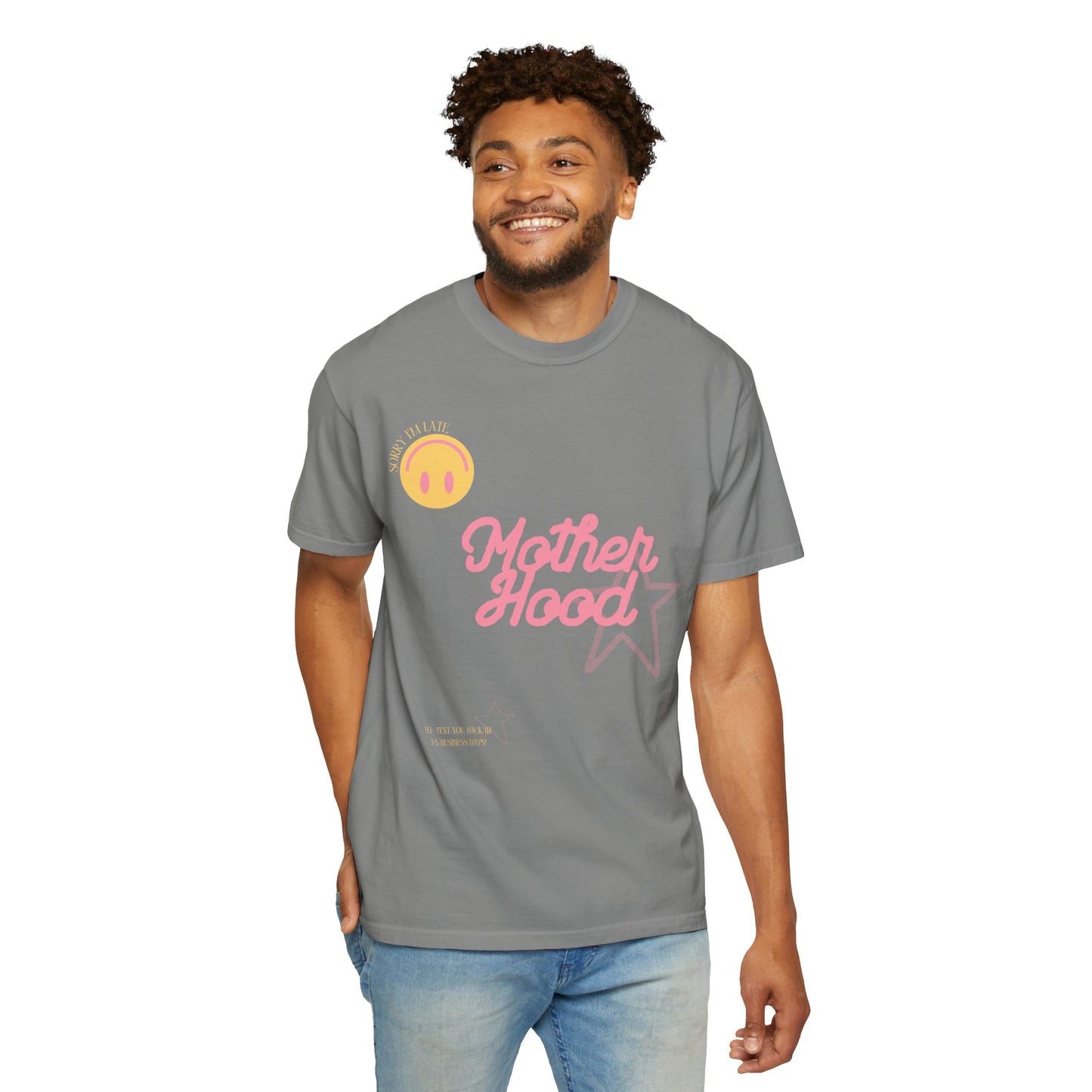 Funny Motherhood Unisex Tee - Sorry I'm Late