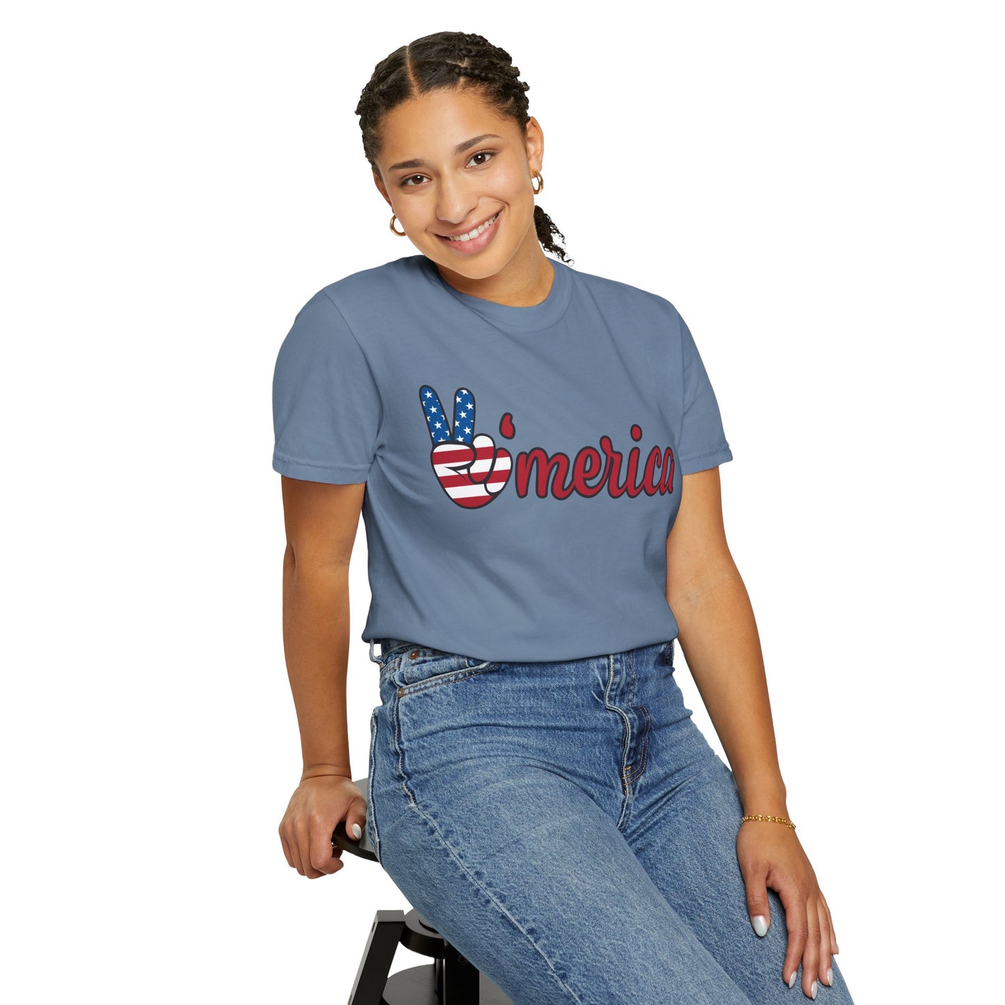 America Peace Unisex Tee - Patriotic Graphic T-Shirt