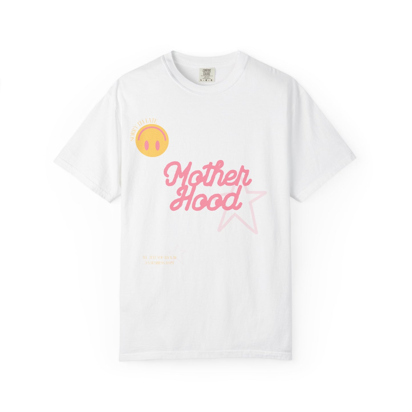 Funny Motherhood Unisex Tee - Sorry I'm Late