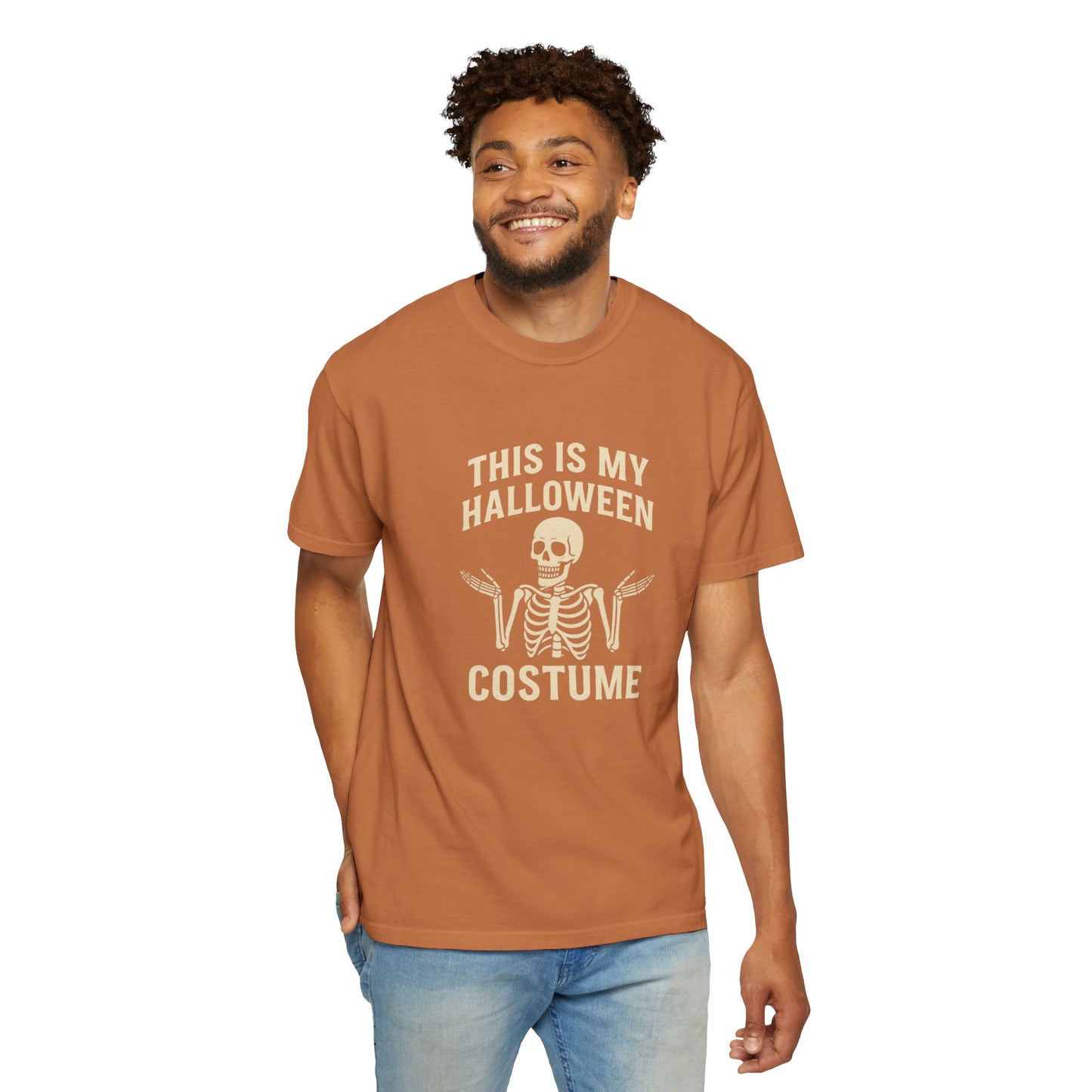Halloween Costume T-Shirt, Unisex Funny Halloween Tee, Spooky Vibes Shirt, Costume Party Apparel, Holiday Gift Idea