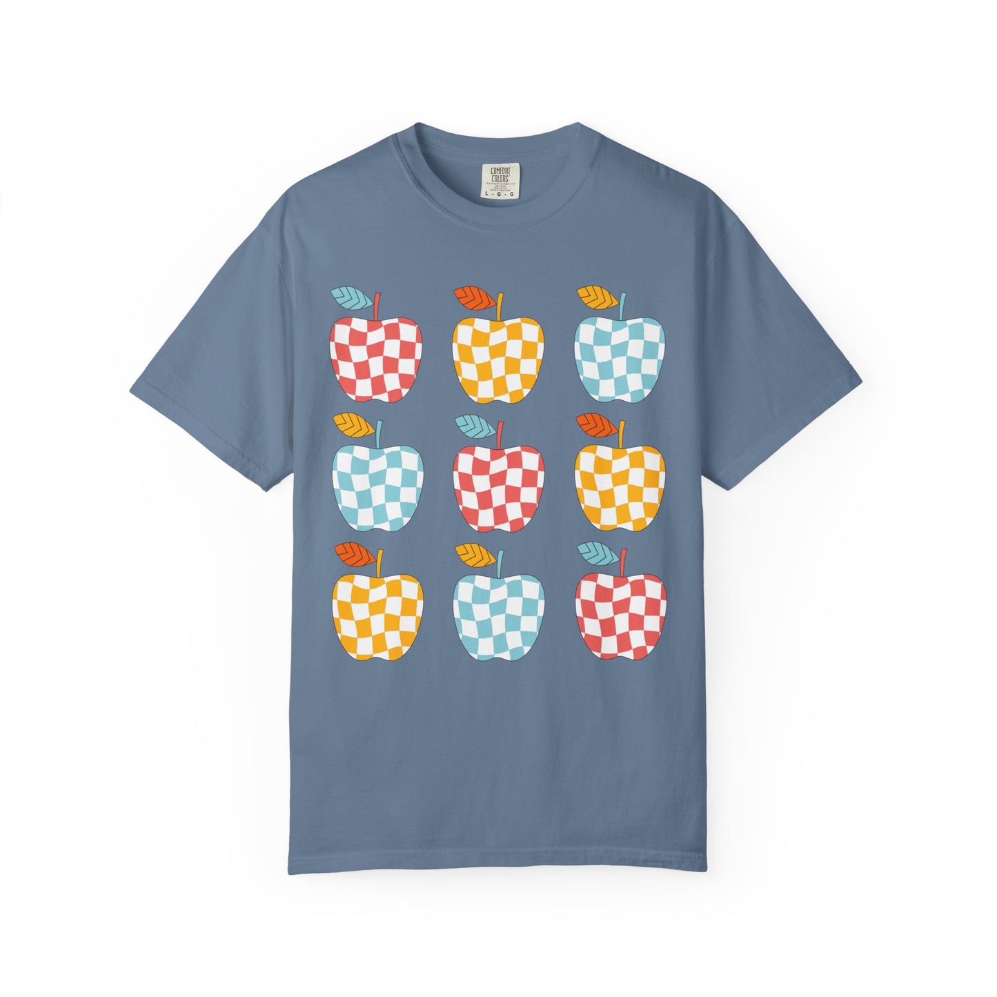 Teacher Funky Colorful Apples T-Shirt