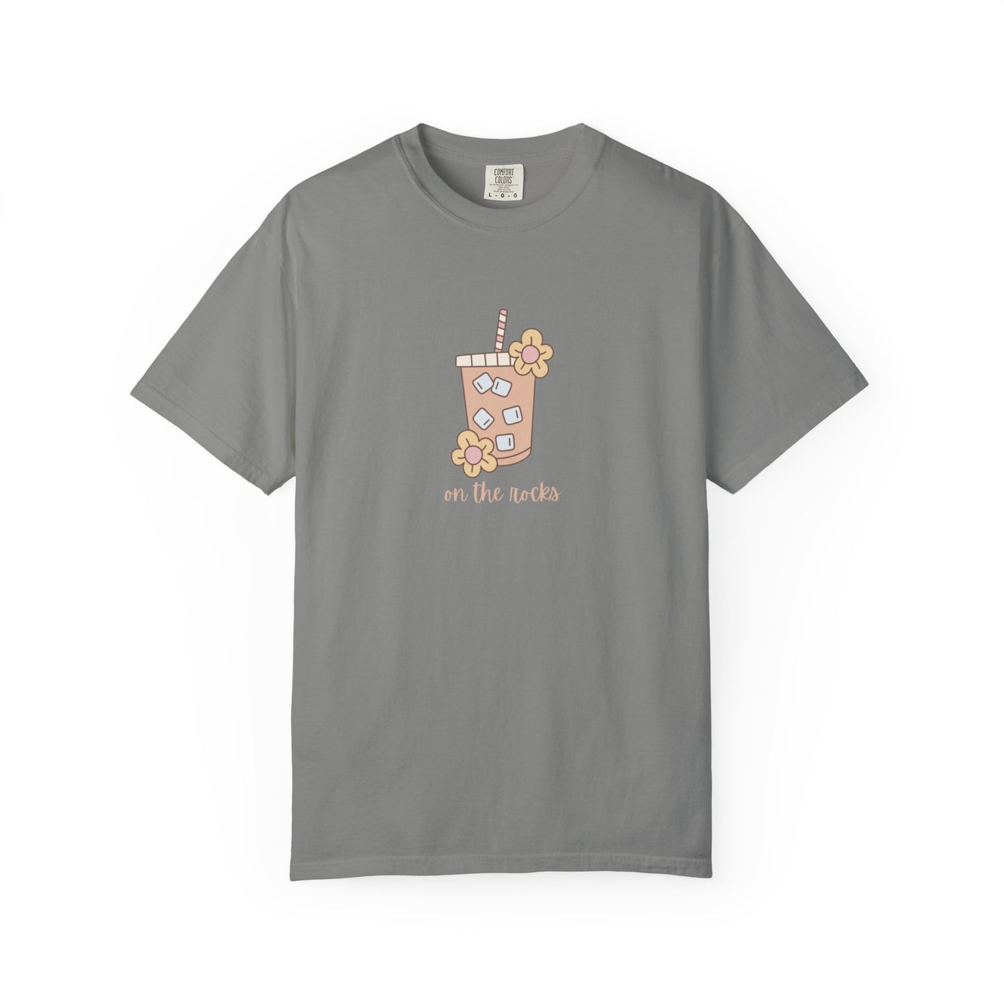 Cute Floral Beverage T-Shirt, Summer Tee, Gift for Friends, Casual Outfit, Beachwear, Unisex Shirt
