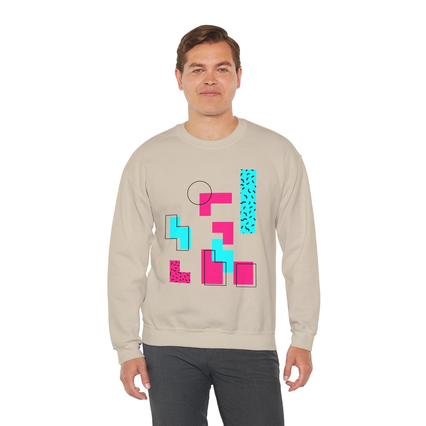 Geometric Pop Art Sweatshirt - Unisex Heavy Blend™