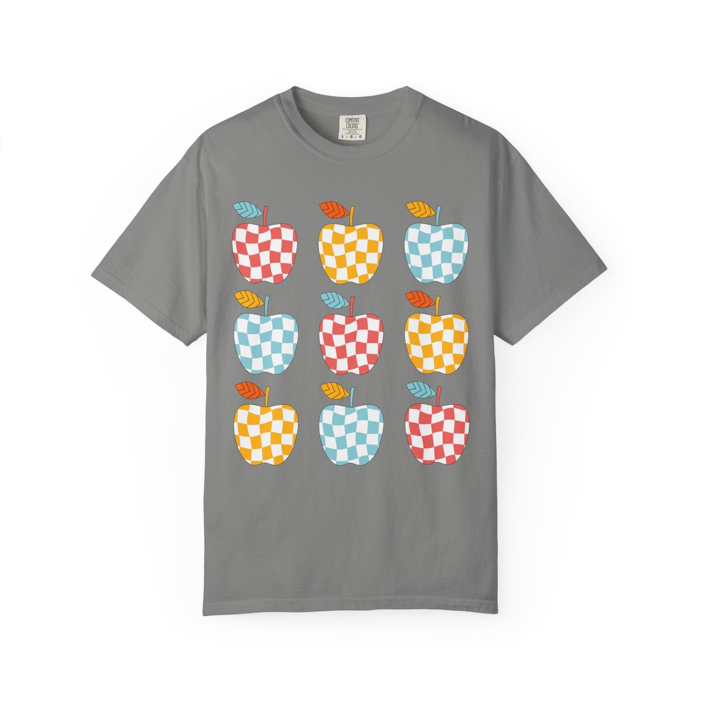 Teacher Funky Colorful Apples T-Shirt