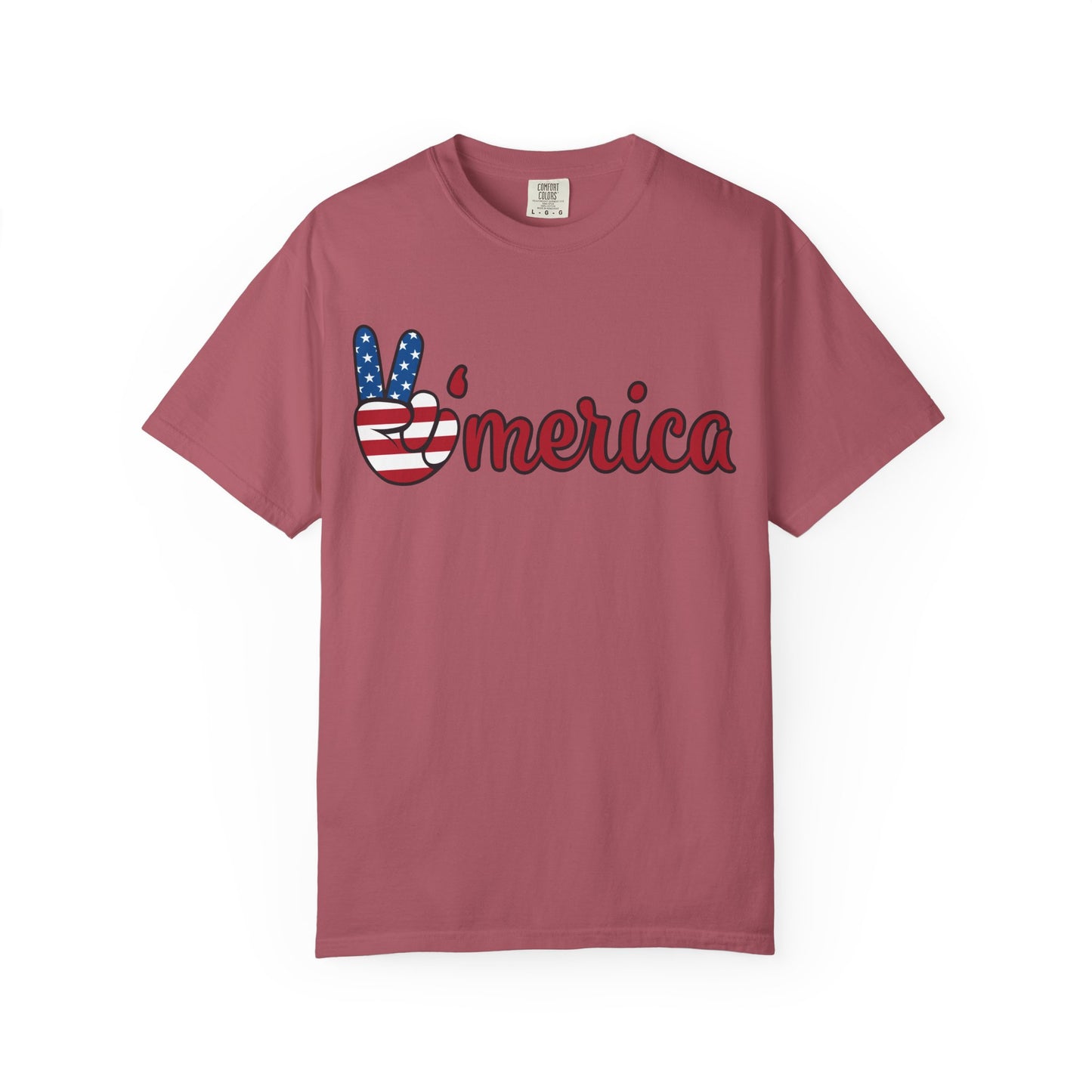 America Peace Unisex Tee - Patriotic Graphic T-Shirt