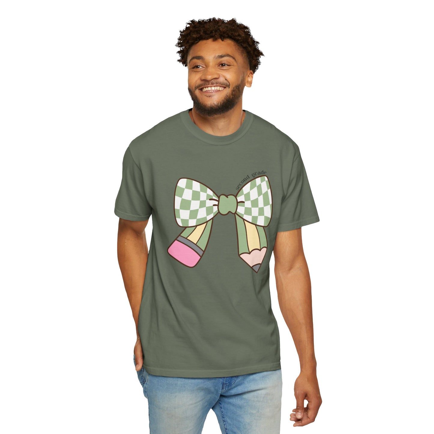 Teacher Graphic T-Shirt - 2nd Grade Theme