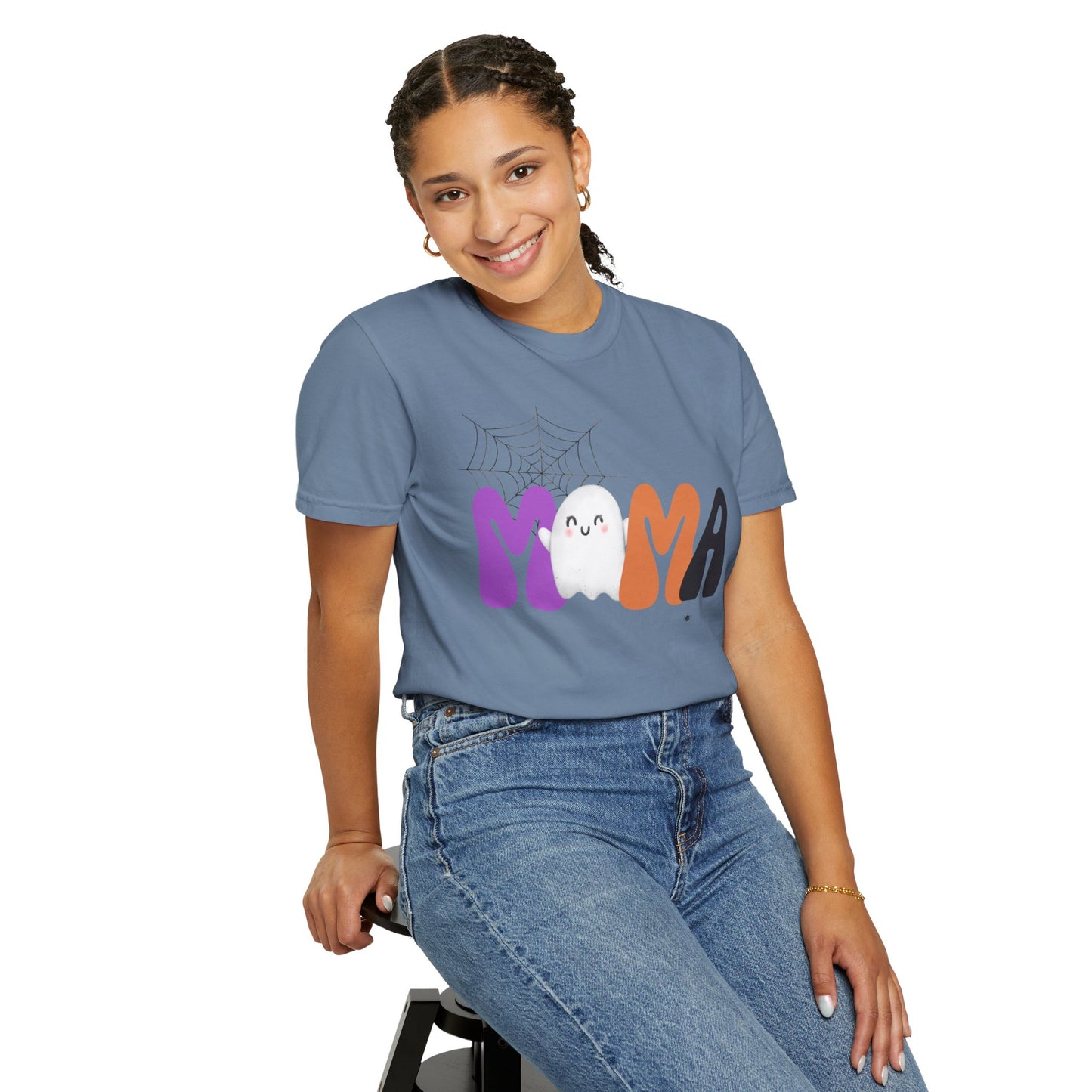 Ghost Mama Tee Spiderweb