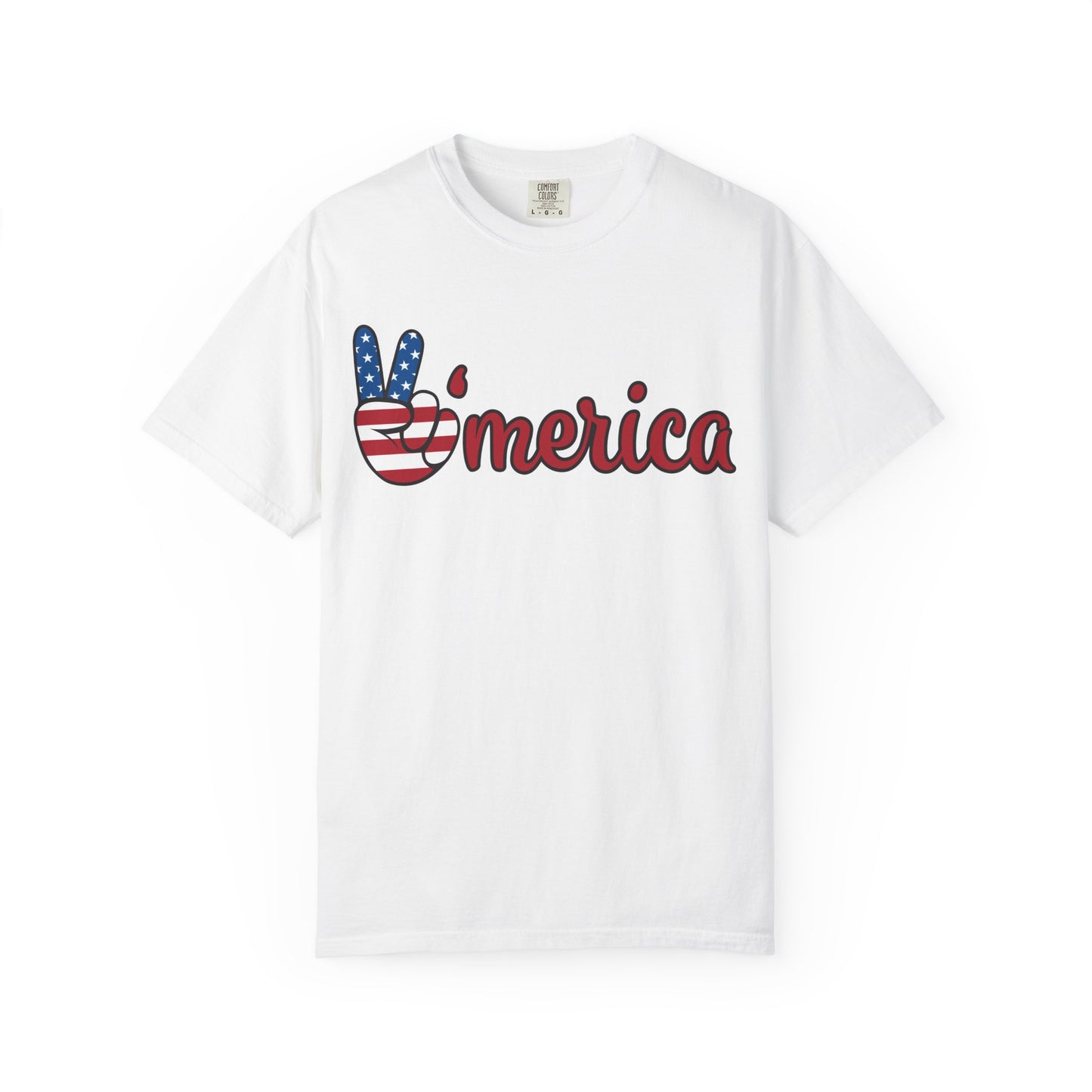 America Peace Unisex Tee - Patriotic Graphic T-Shirt