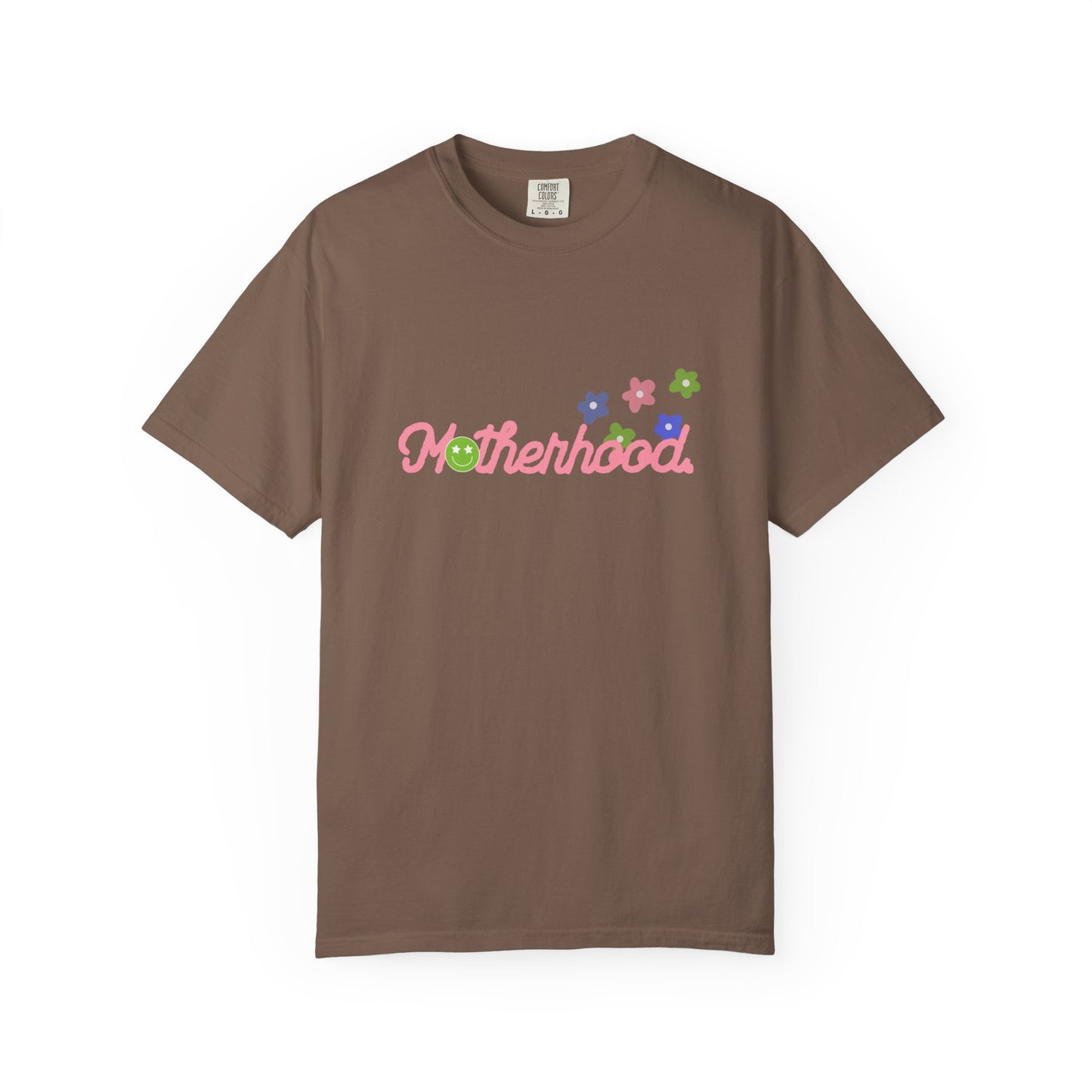 Colorful Motherhood Graphic T-Shirt | Cute Mommy Shirt, Gift for New Moms, Family Party Top, Spring Apparel, Baby Shower Gift