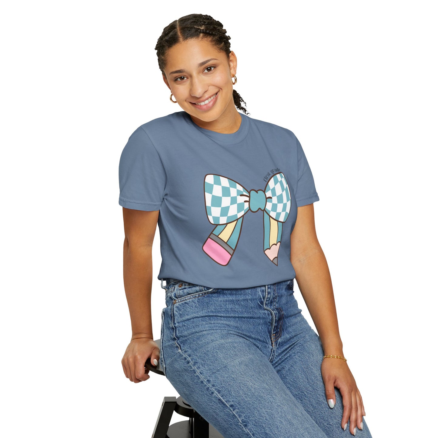 Teacher Graphic T-Shirt - 1st Grade Theme