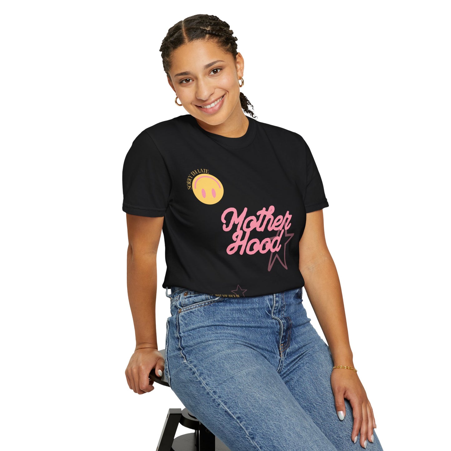 Funny Motherhood Unisex Tee - Sorry I'm Late