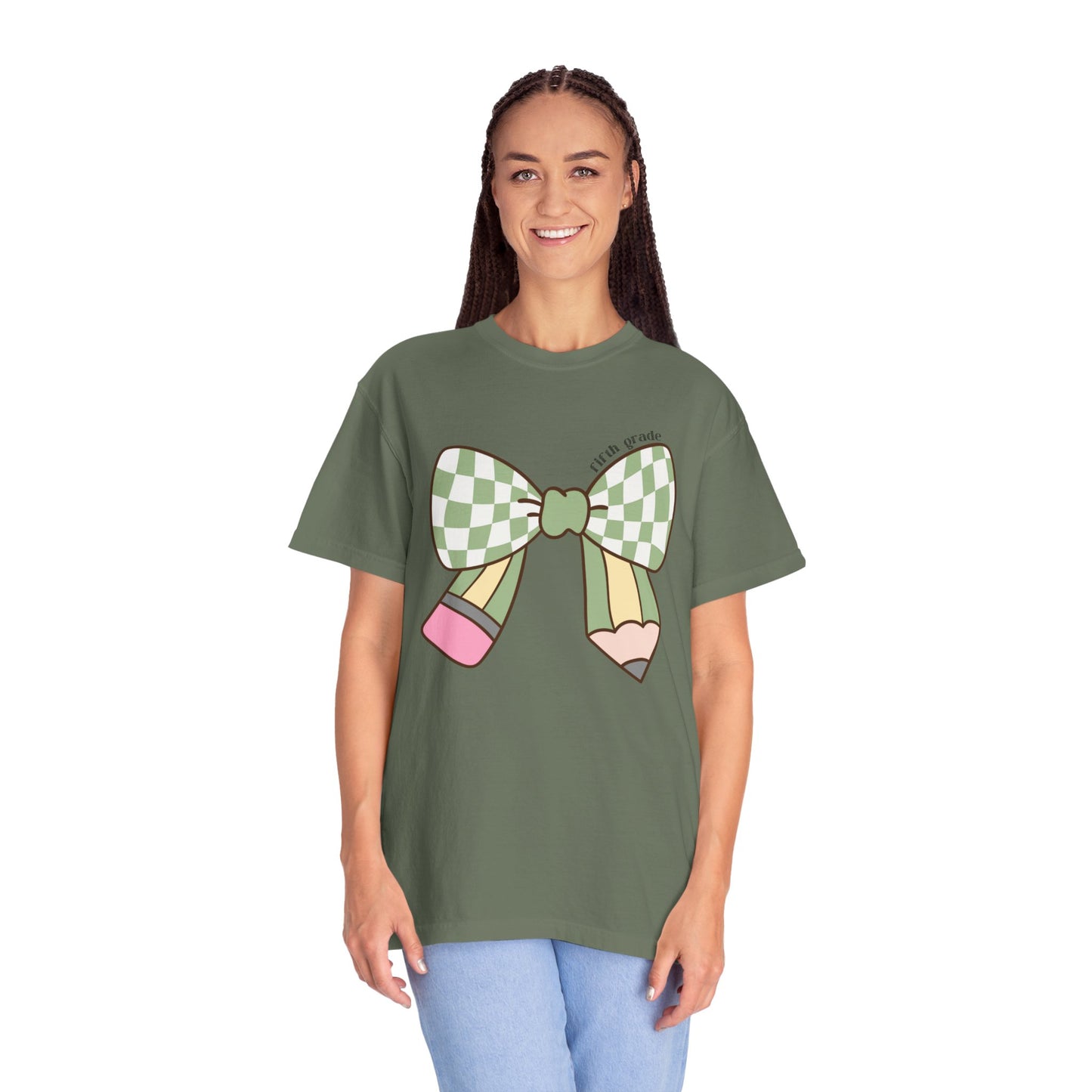 Teacher Graphic T-Shirt - 5th Grade Theme
