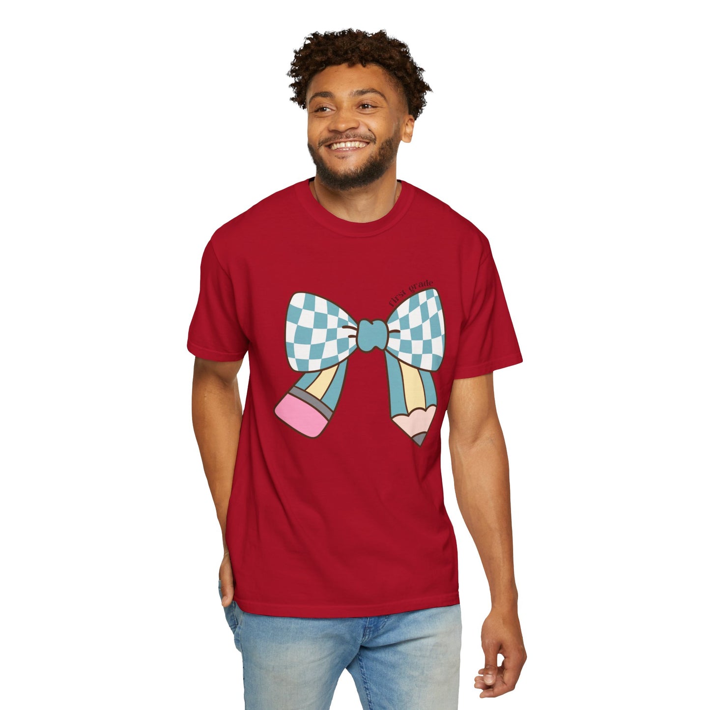 Teacher Graphic T-Shirt - 1st Grade Theme