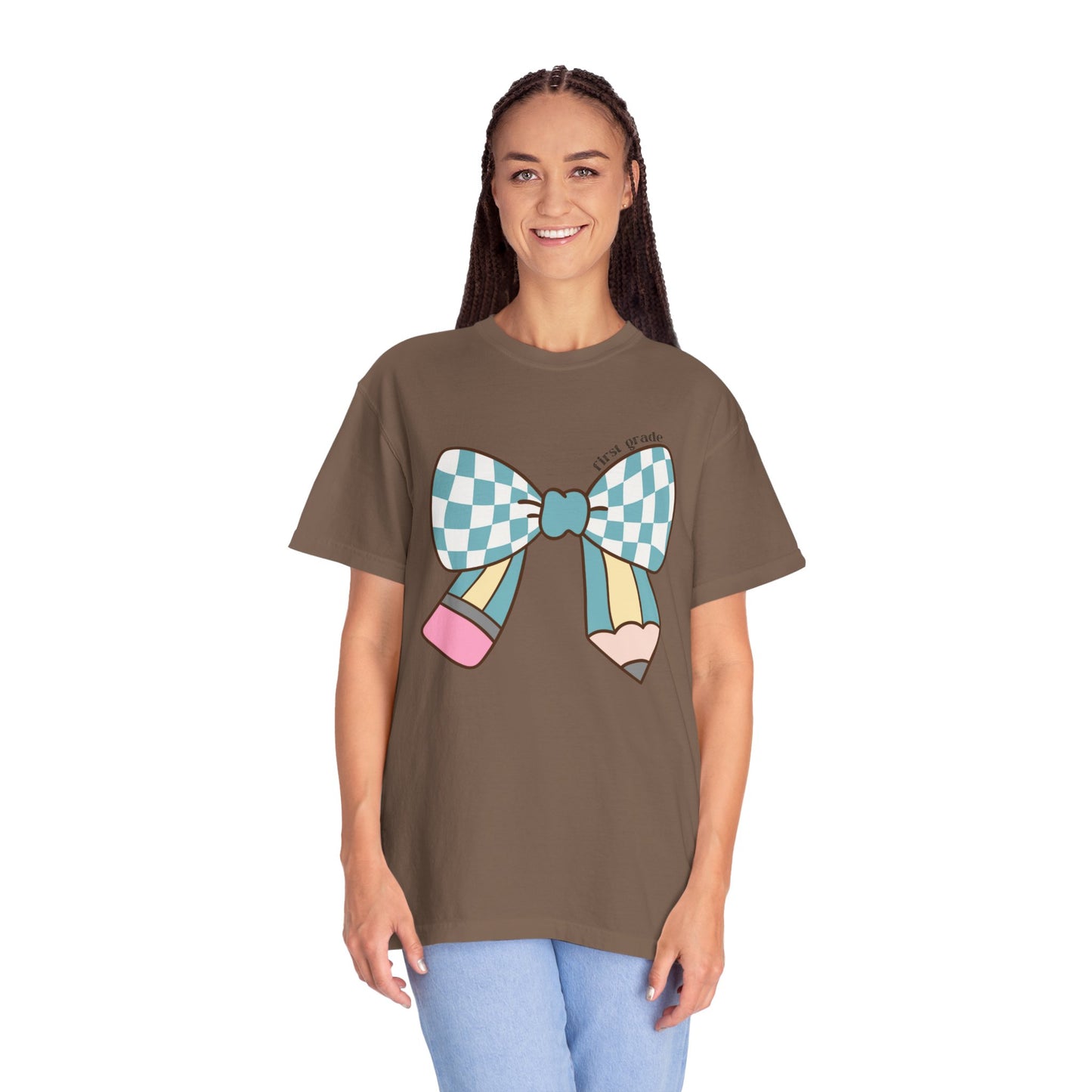 Teacher Graphic T-Shirt - 1st Grade Theme