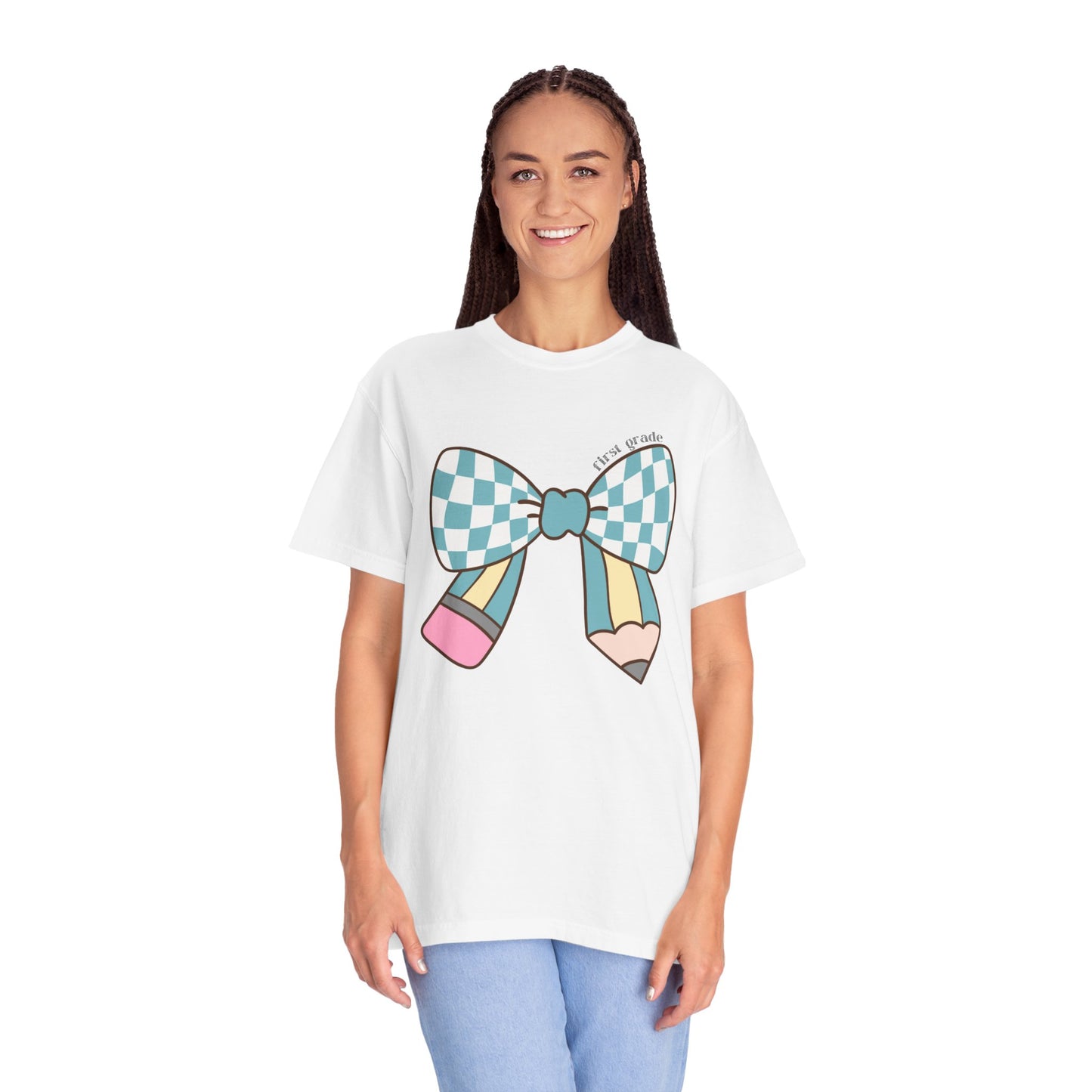 Teacher Graphic T-Shirt - 1st Grade Theme