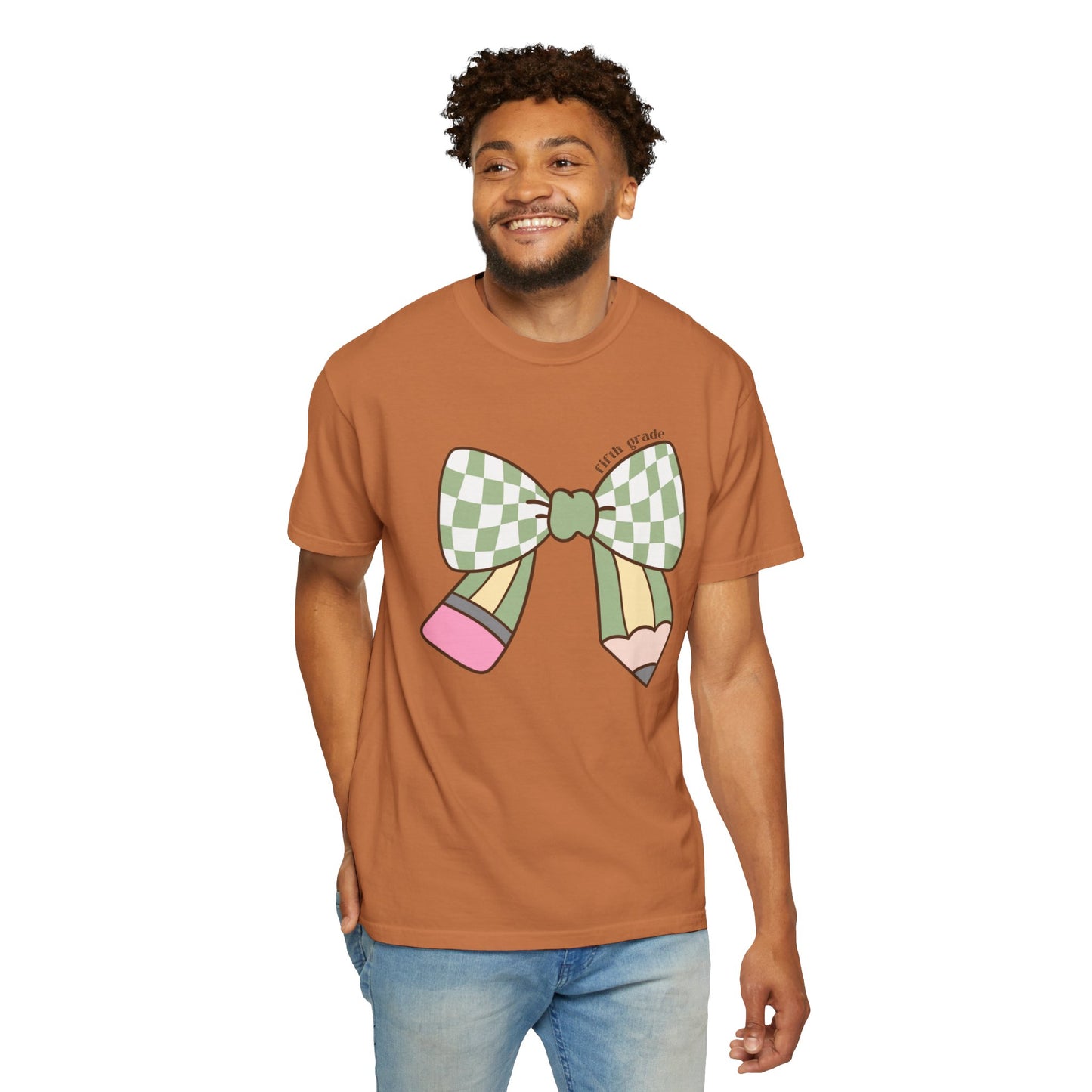 Teacher Graphic T-Shirt - 5th Grade Theme