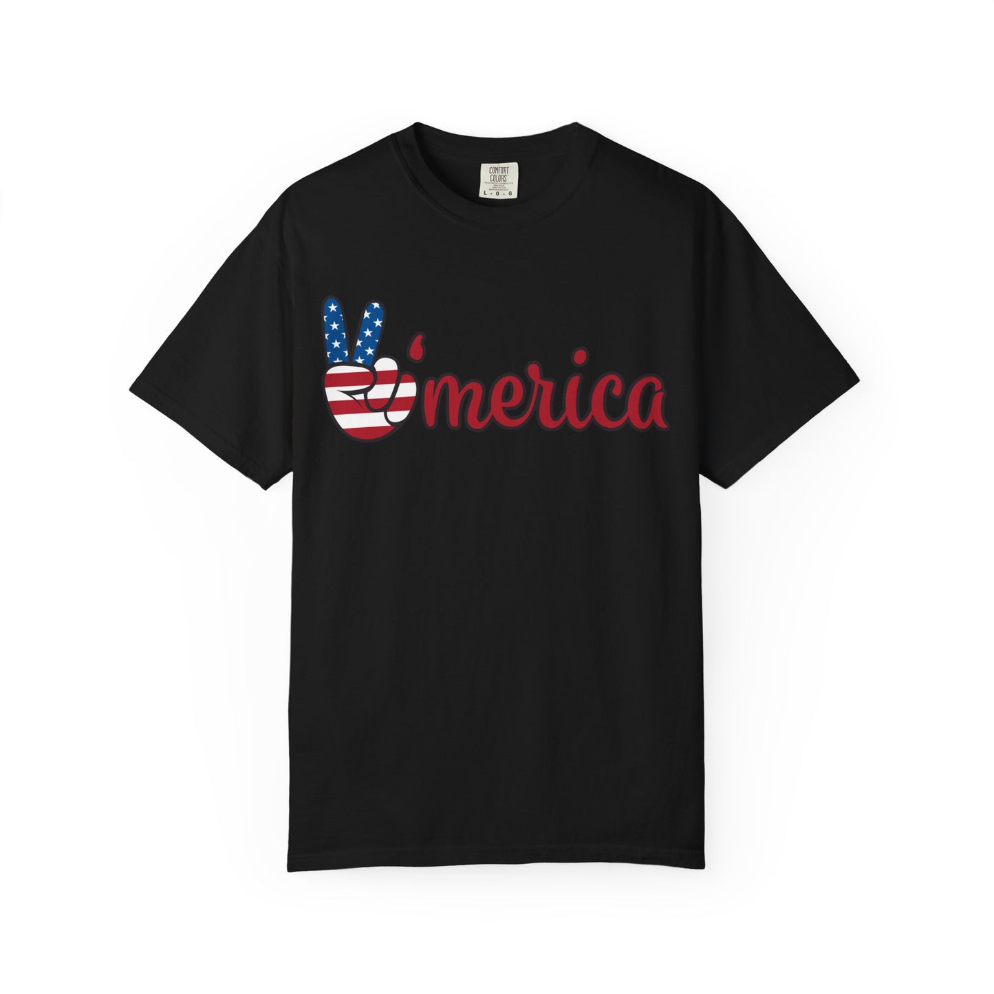 America Peace Unisex Tee - Patriotic Graphic T-Shirt