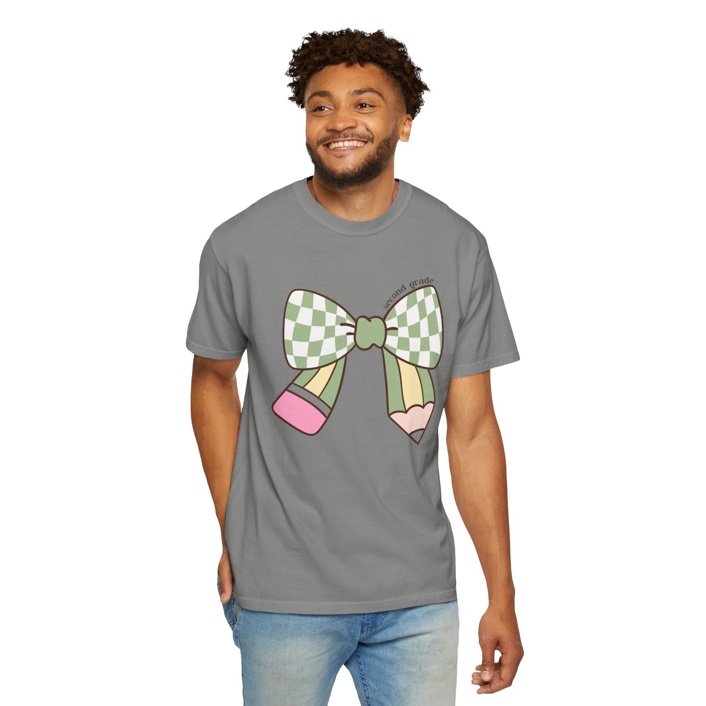 Teacher Graphic T-Shirt - 2nd Grade Theme