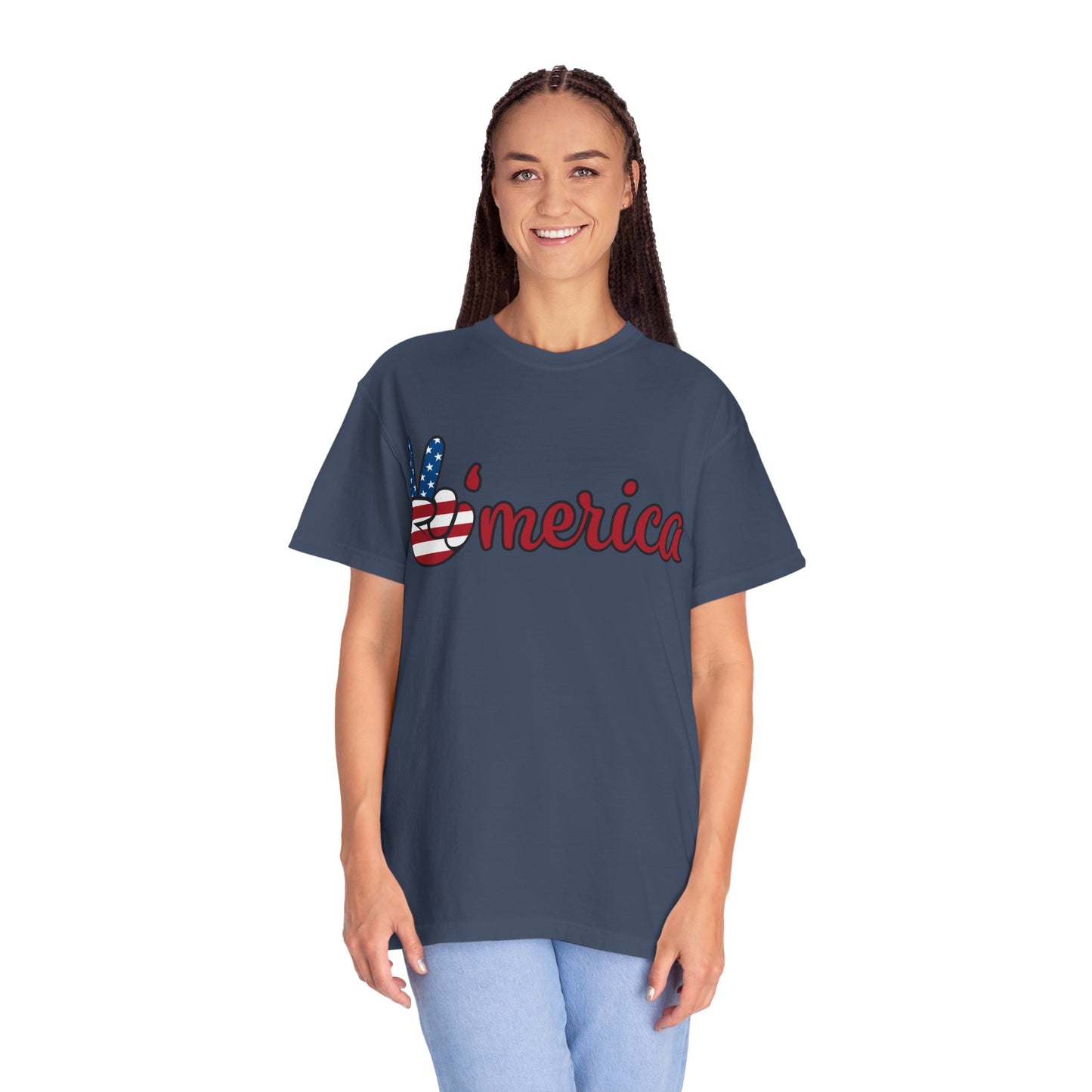 America Peace Unisex Tee - Patriotic Graphic T-Shirt