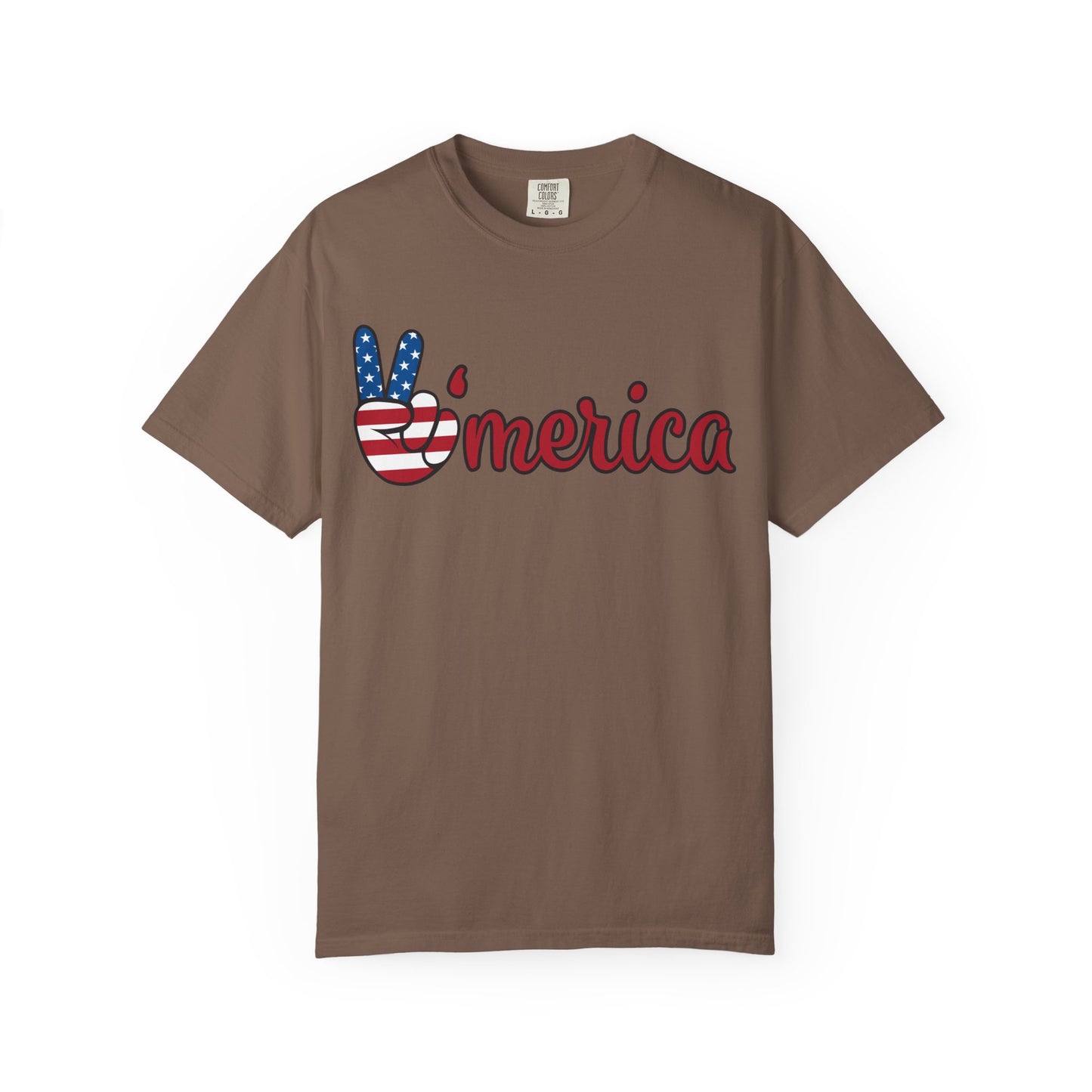 America Peace Unisex Tee - Patriotic Graphic T-Shirt