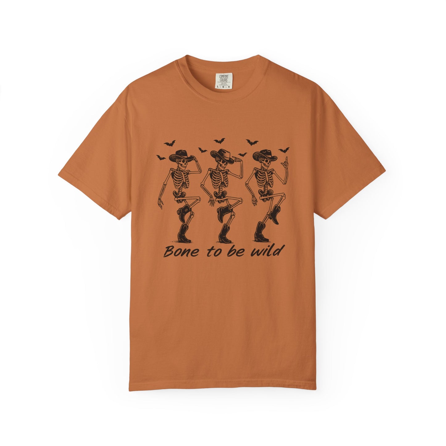 Bone to Be Wild Skeleton T-Shirt, Unisex Halloween Tee, Fun Graphic Shirt, Festive Casual Wear, Gift for Party Lovers