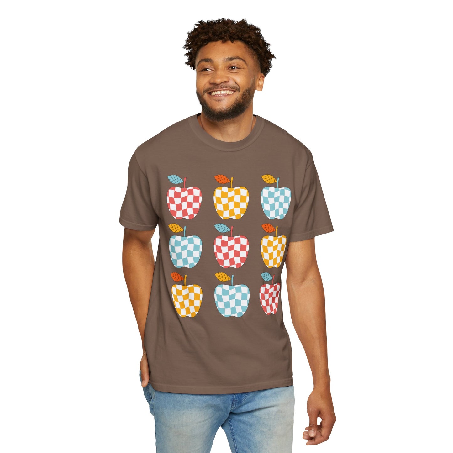 Teacher Funky Colorful Apples T-Shirt