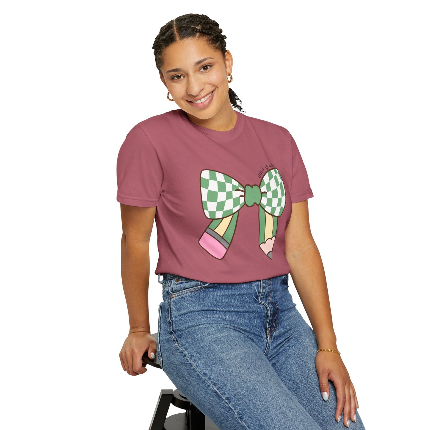 Teacher Graphic T-Shirt - 3rd Grade Theme