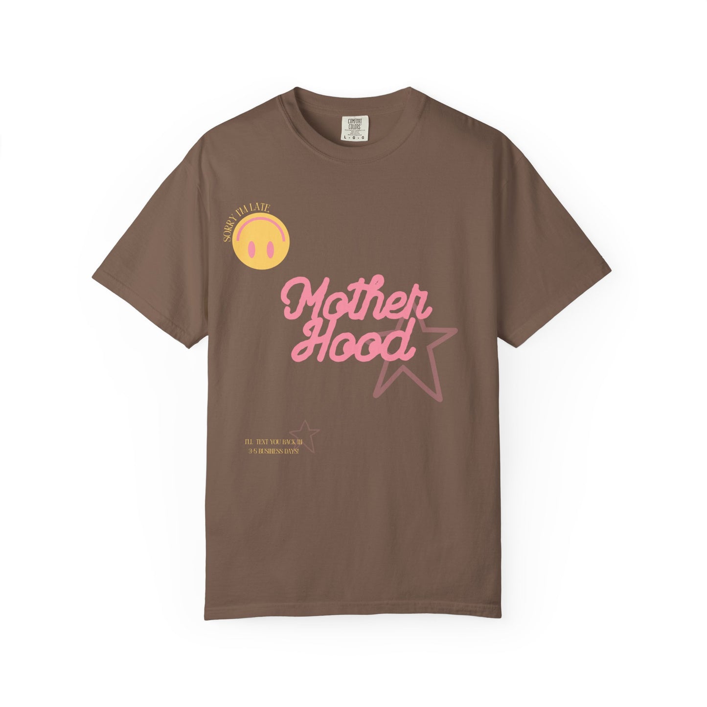 Funny Motherhood Unisex Tee - Sorry I'm Late