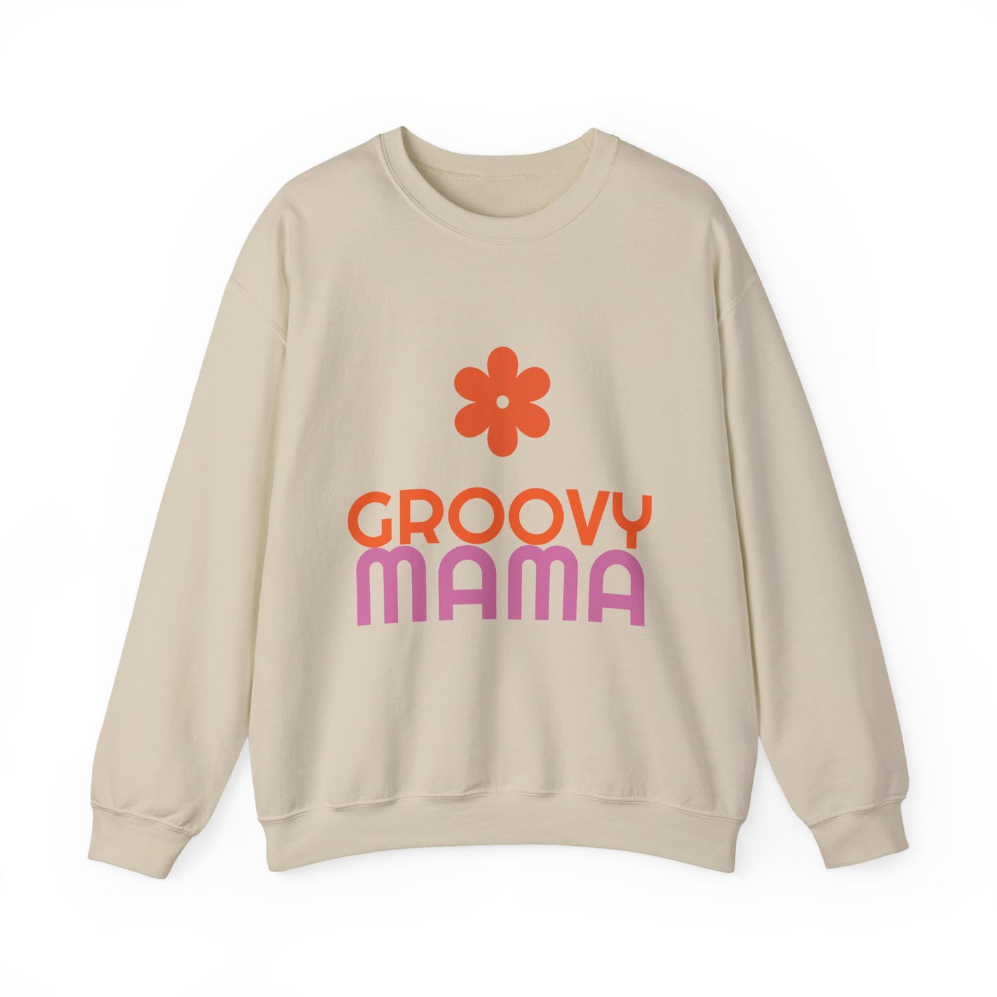 Groovy Mama Crewneck Sweatshirt - Unisex Heavy Blend™