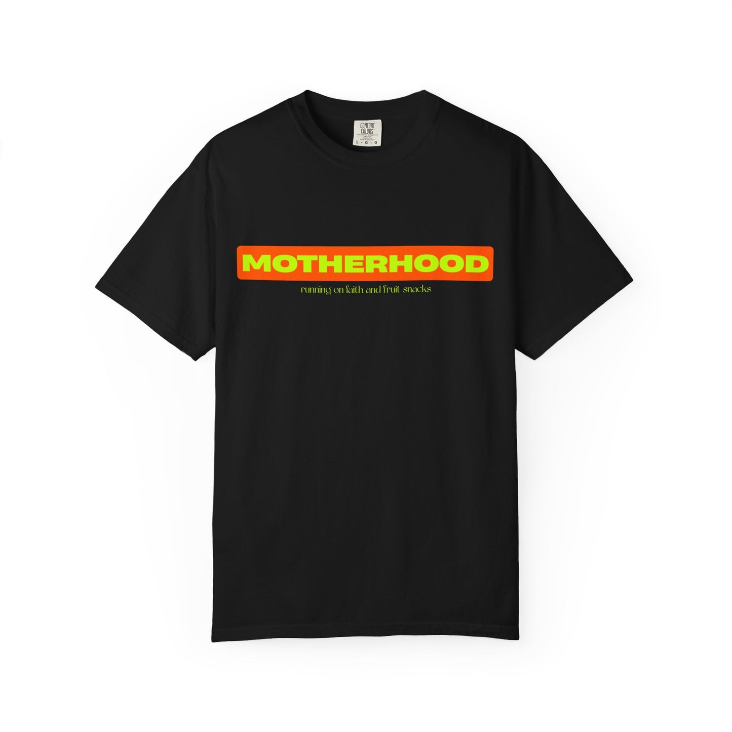 Running on Faith and Fruit Snacks Motherhood Unisex T-shirt, Perfect Gift for Moms, Cute Casual Wear, Mother's Day, Baby Shower, Maternity Style