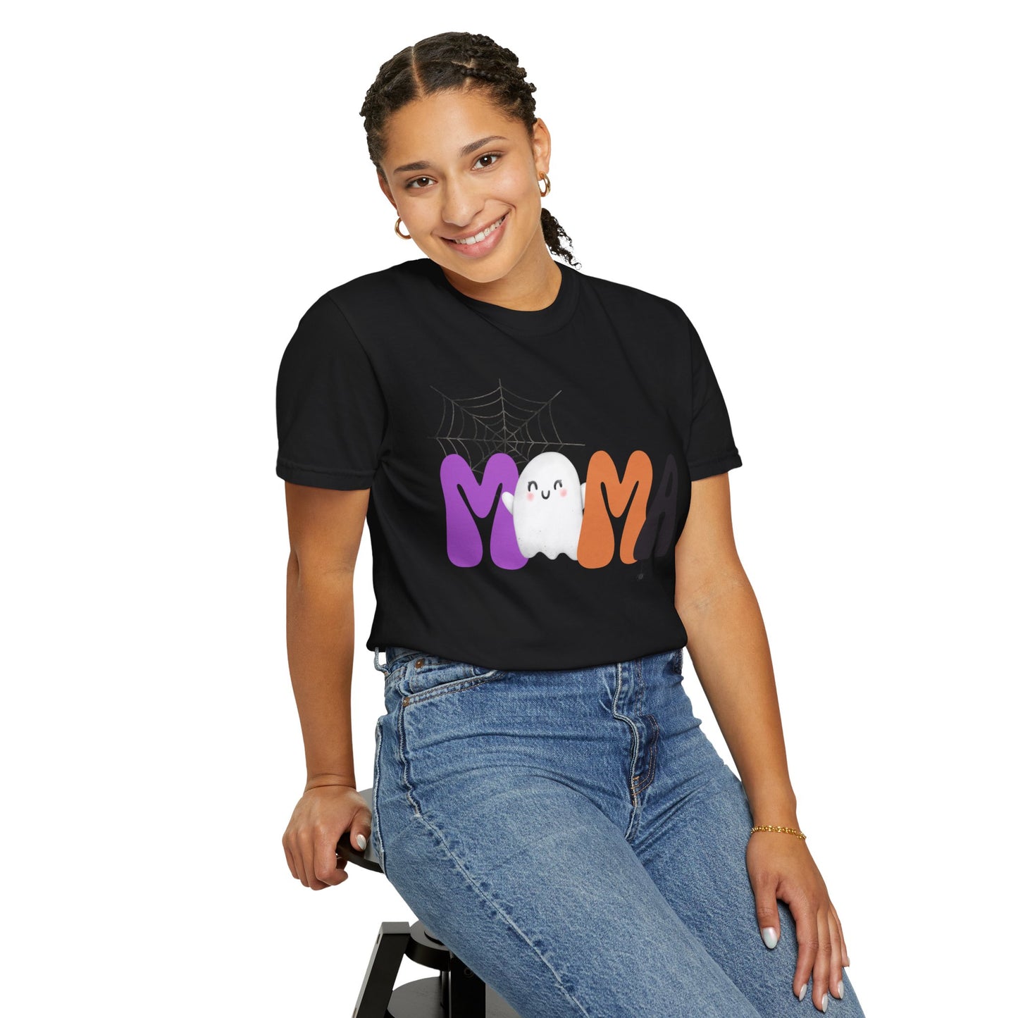Ghost Mama Tee Spiderweb