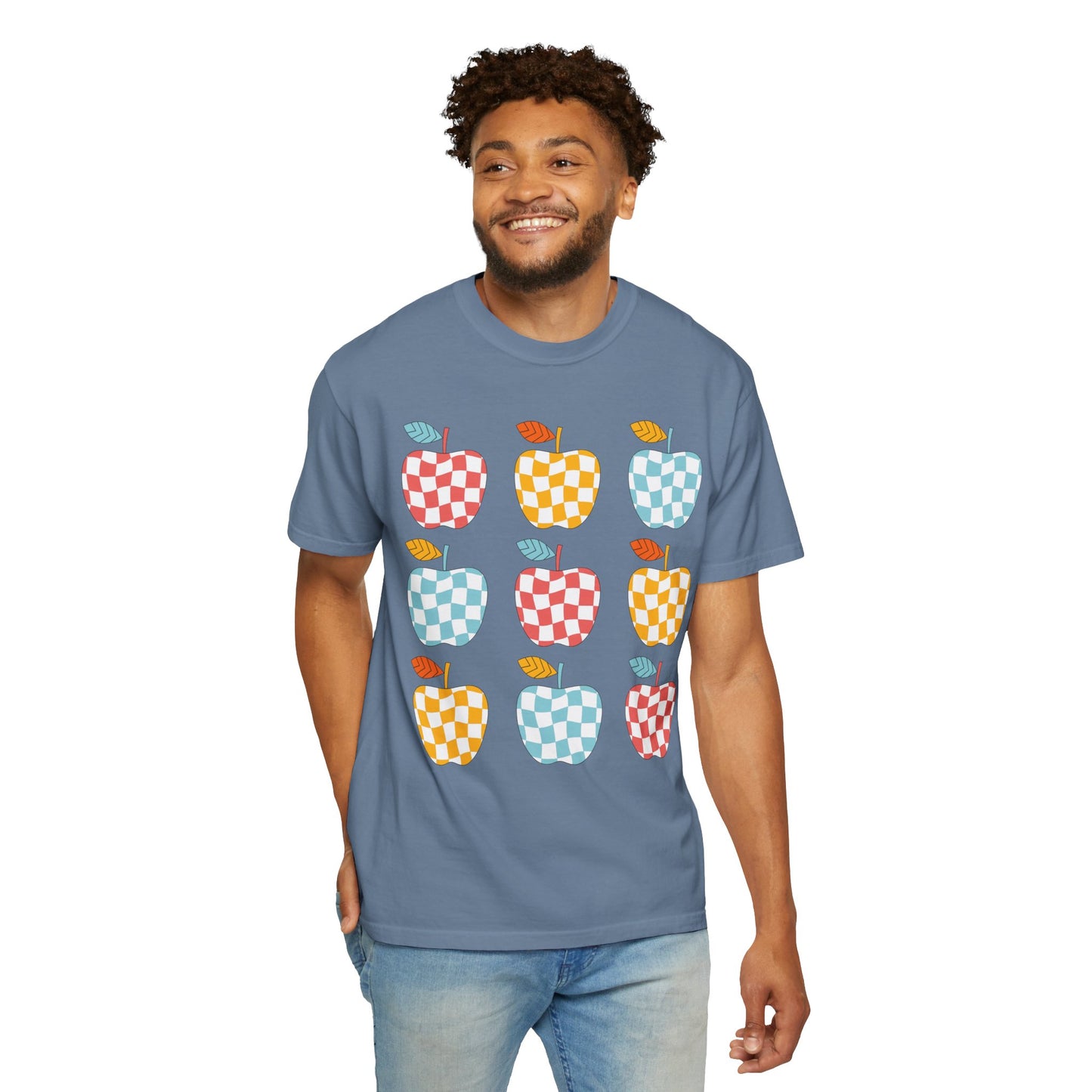 Teacher Funky Colorful Apples T-Shirt