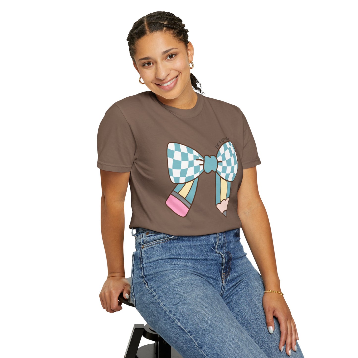 Teacher Graphic T-Shirt - 1st Grade Theme
