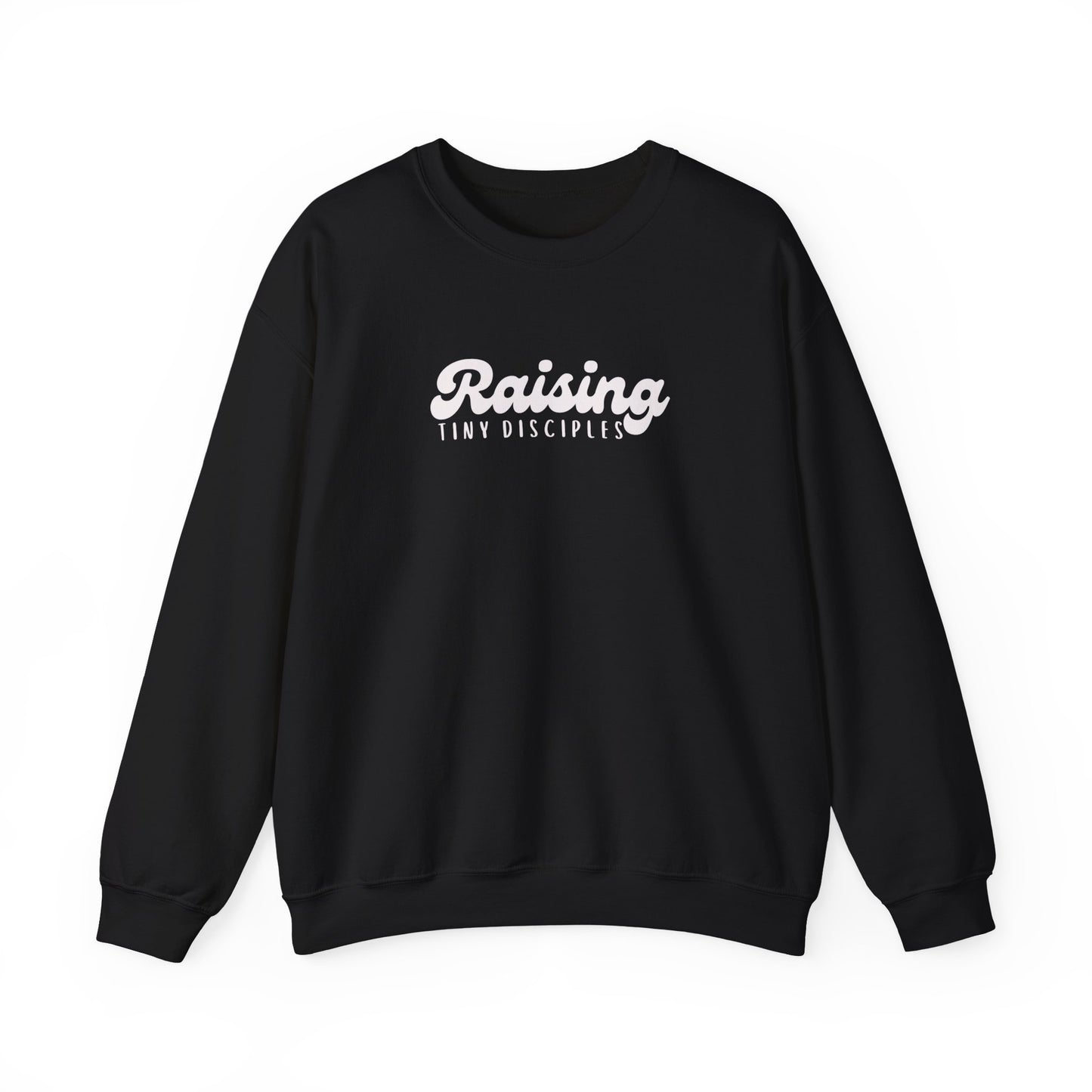 Inspirational Parenting Sweatshirt, Raising Tiny Disciples, Family Gathering Gift