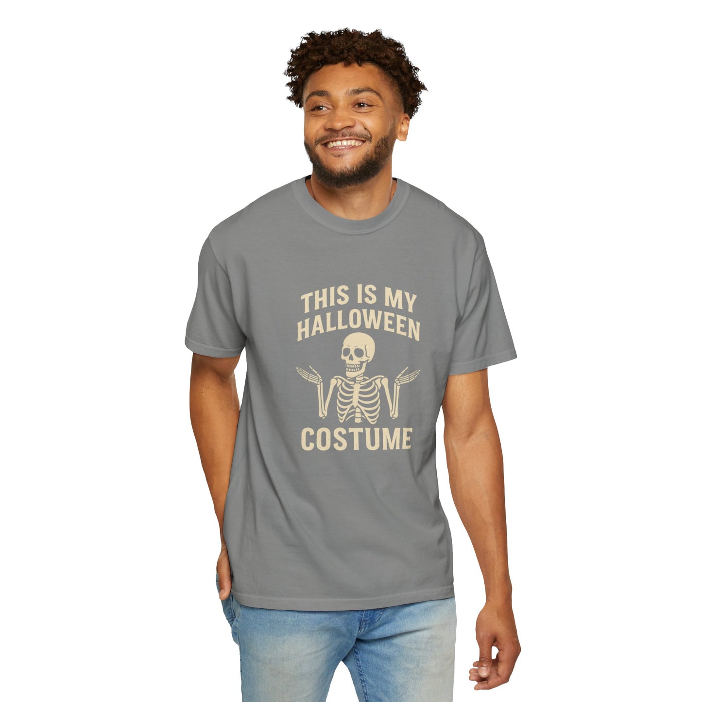 Halloween Costume T-Shirt, Unisex Funny Halloween Tee, Spooky Vibes Shirt, Costume Party Apparel, Holiday Gift Idea