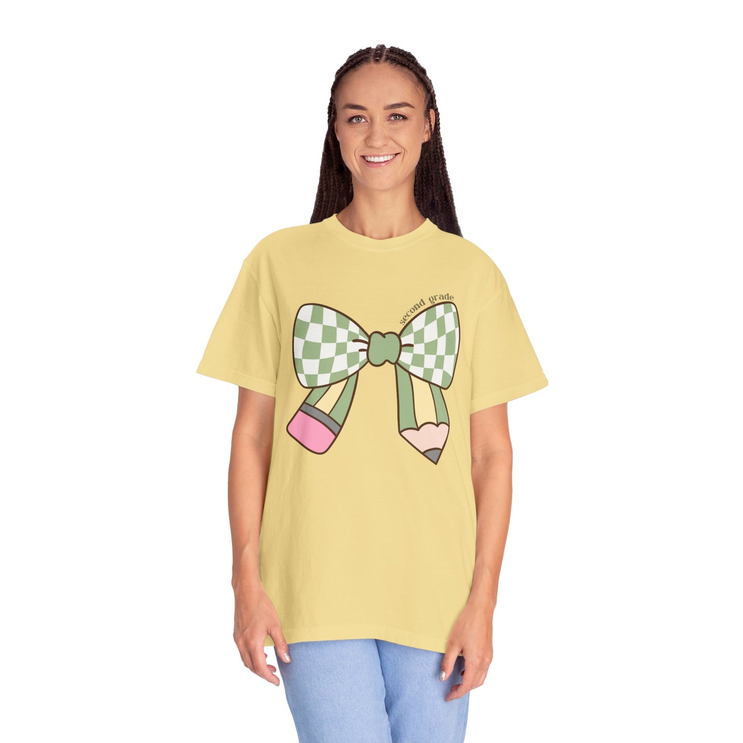 Teacher Graphic T-Shirt - 2nd Grade Theme