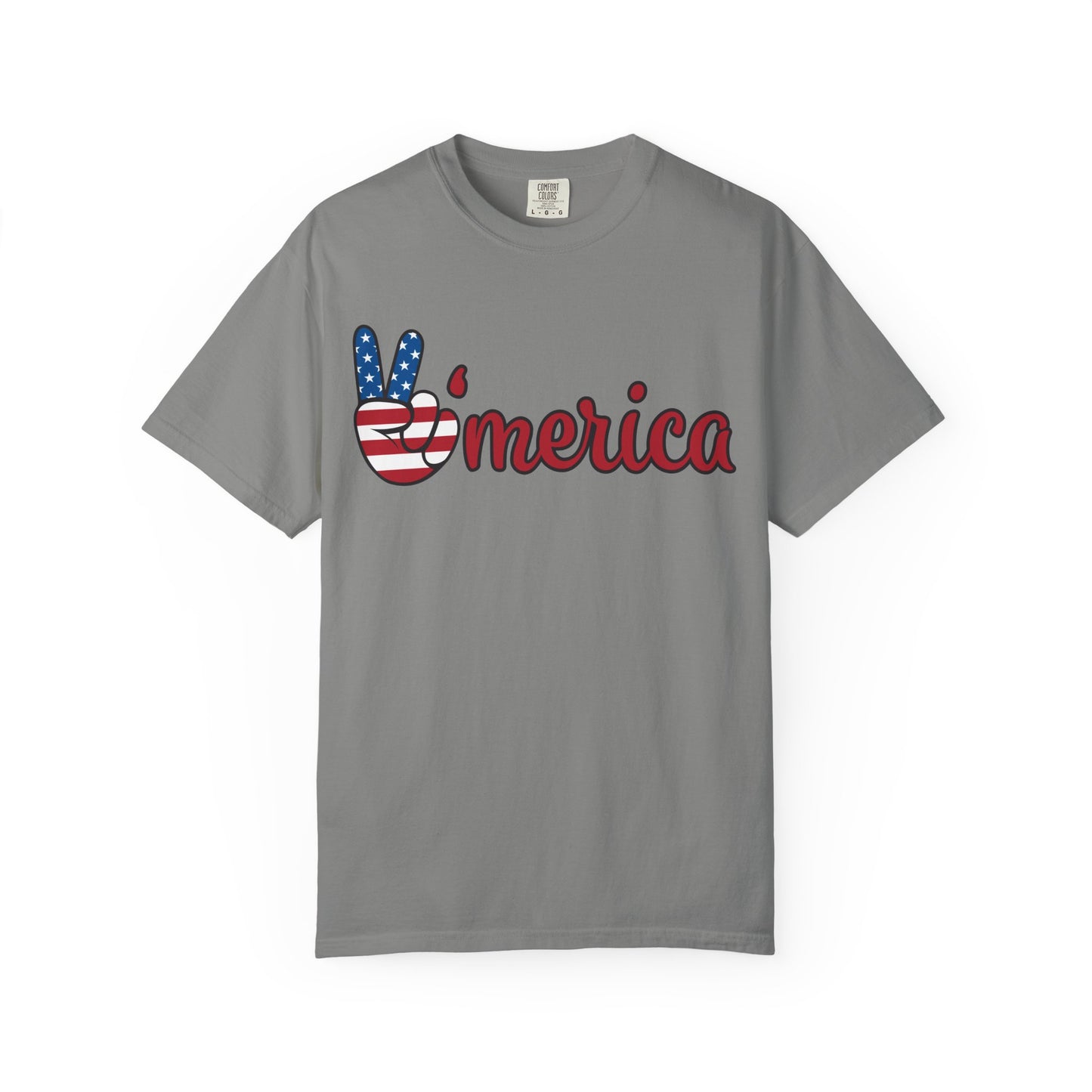 America Peace Unisex Tee - Patriotic Graphic T-Shirt